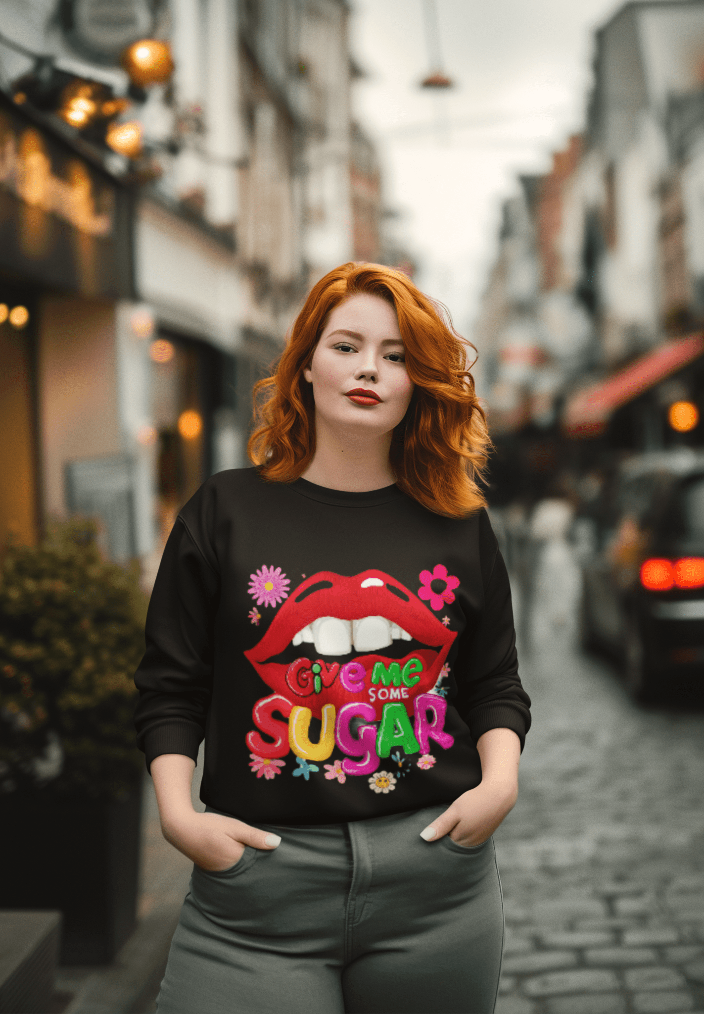 Women's Sweatshirt - Angel Body