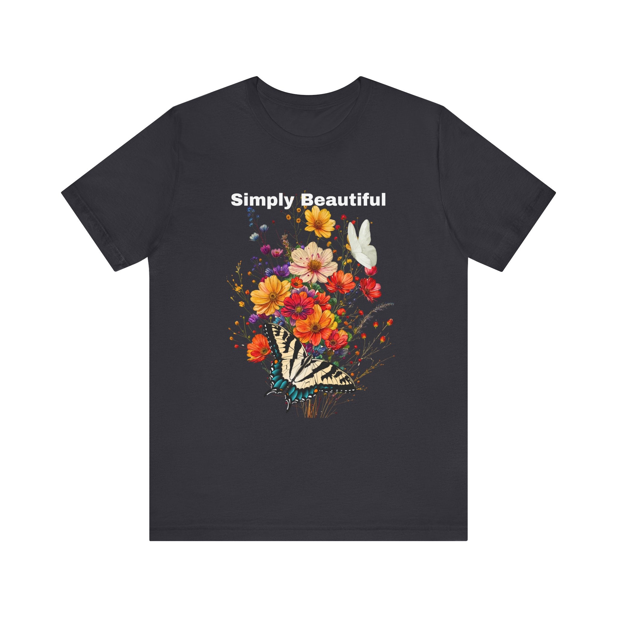 Unisex Jersey Short Sleeve Tee That Says Simply Beautiful - Angel Body