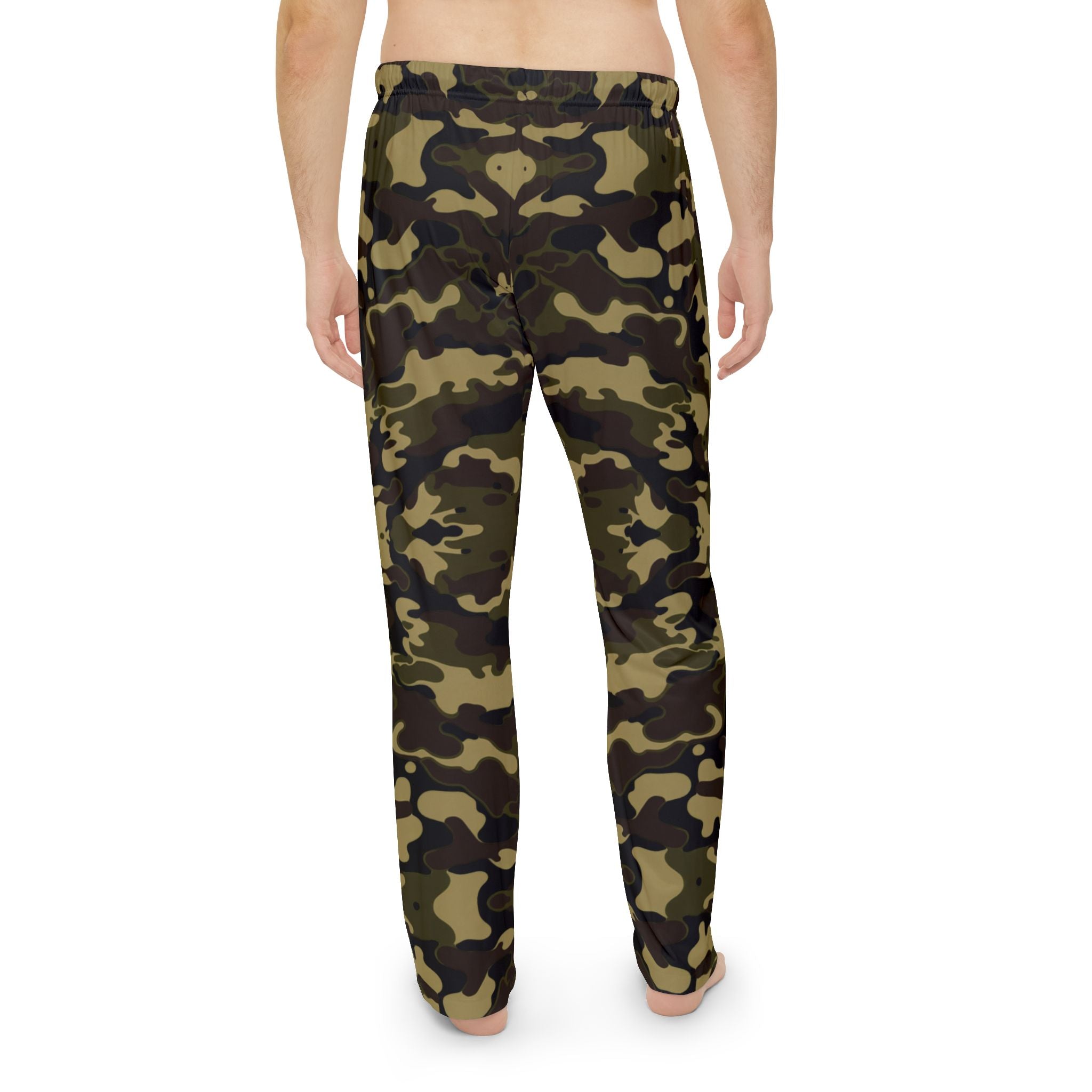Comfortable Camouflage Men's Pajama Pants for Relaxation & Sleep - Angel Body