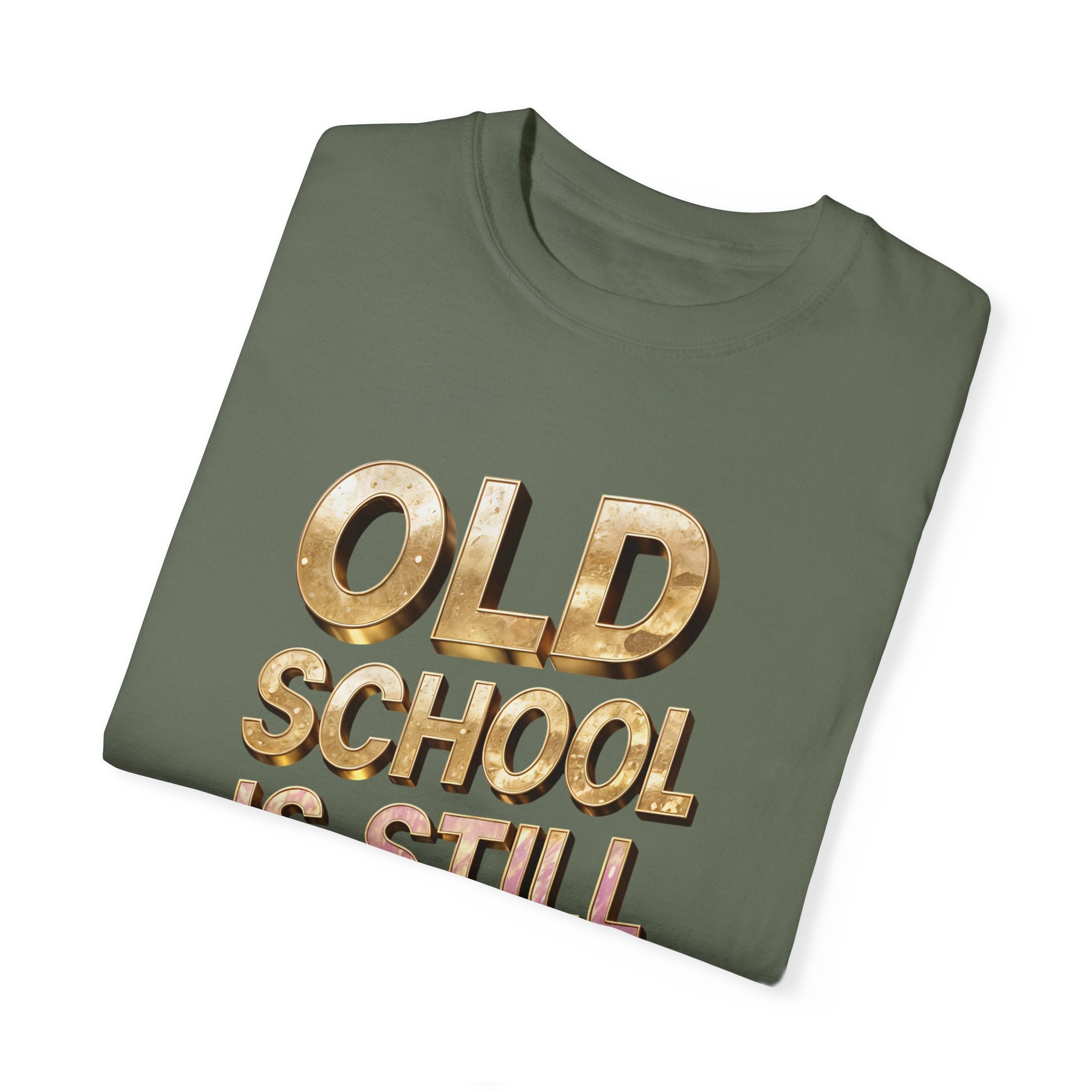 Vintage Feel Unisex T-Shirt - "Old School is Still Cool" - Angel Body
