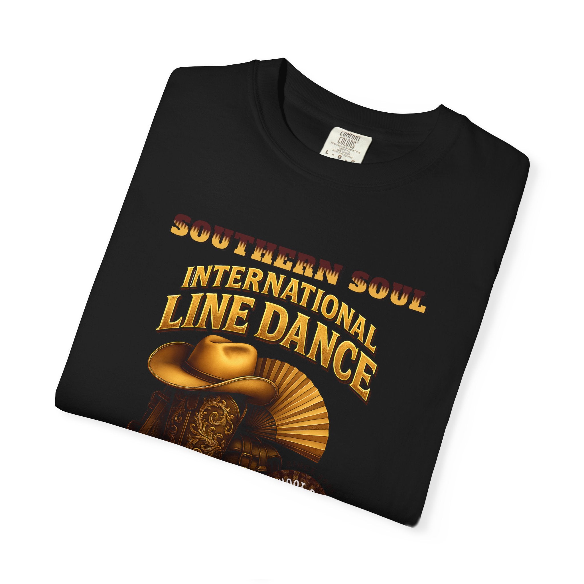 Southern Soul Line Dance T-Shirt, Unisex Garment-Dyed Tee, Stay Positive Quote Shirt, Country Dance Apparel, Gift for Dancers - Angel Body