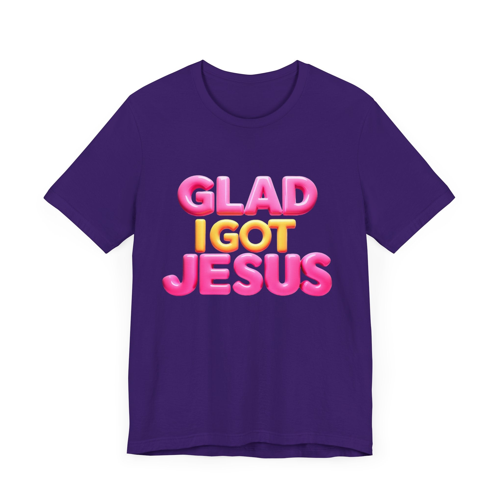 Glad I Got Jesus Unisex Tee - Angel Body