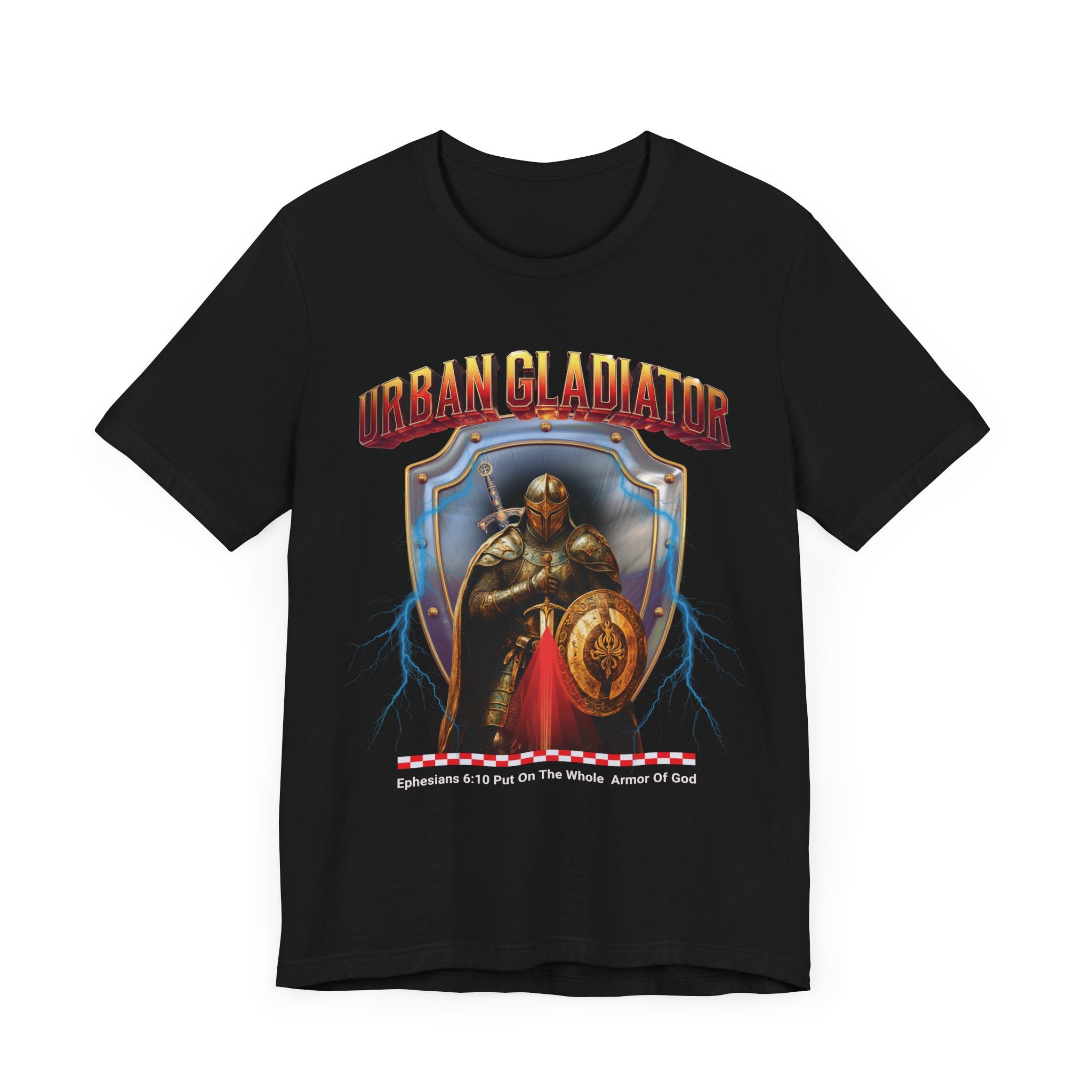 Unisex Jersey Short Sleeve Tee: Colorful Art Put on the whole Armored of God - Angel Body