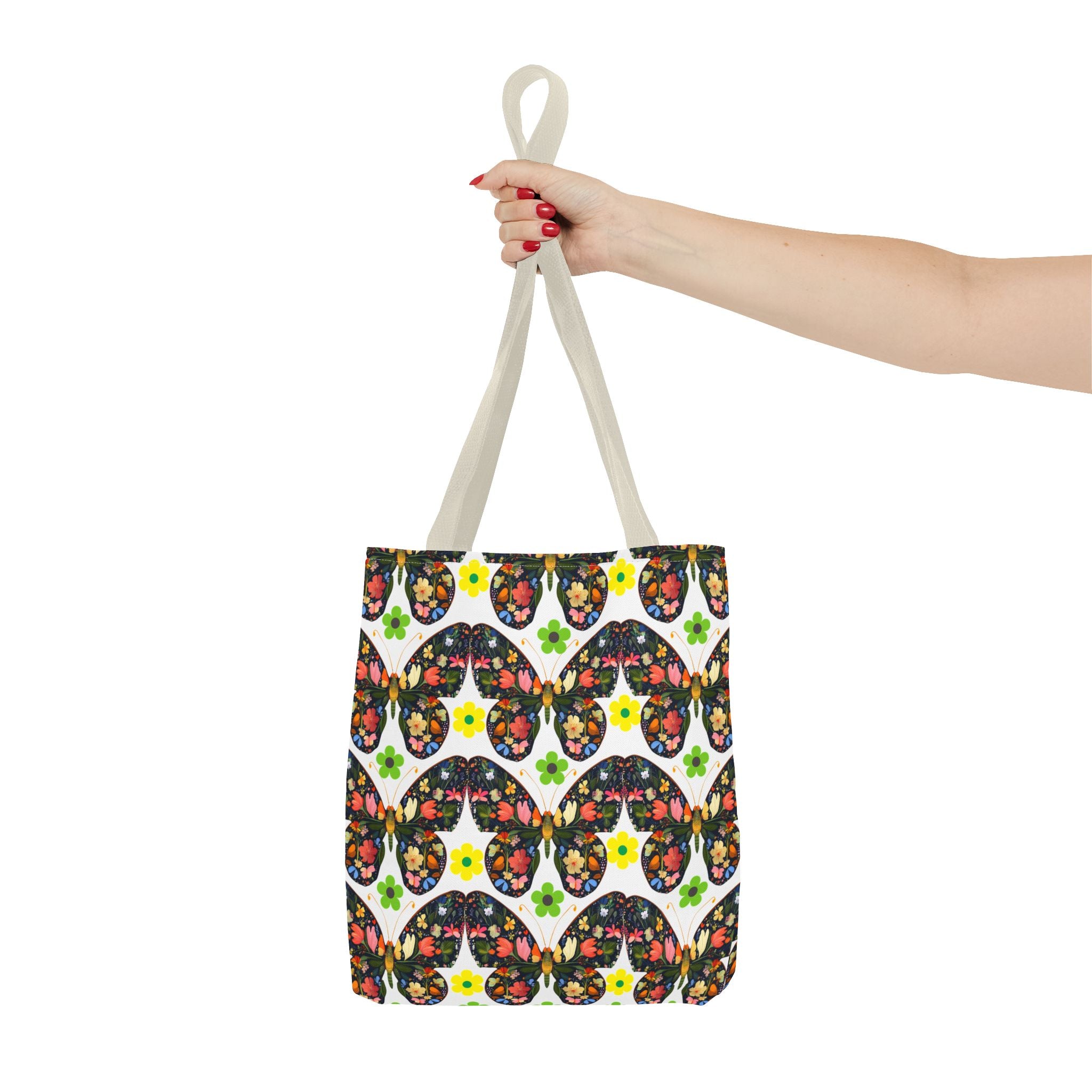 Floral Butterfly Tote Bag - Perfect for Spring Outings and Everyday Use - Angel Body