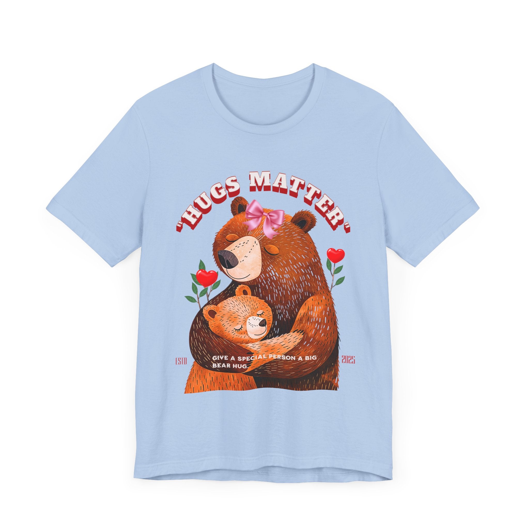 Unisex Jersey Short Sleeve Tee Hugs Matter - Angel Body