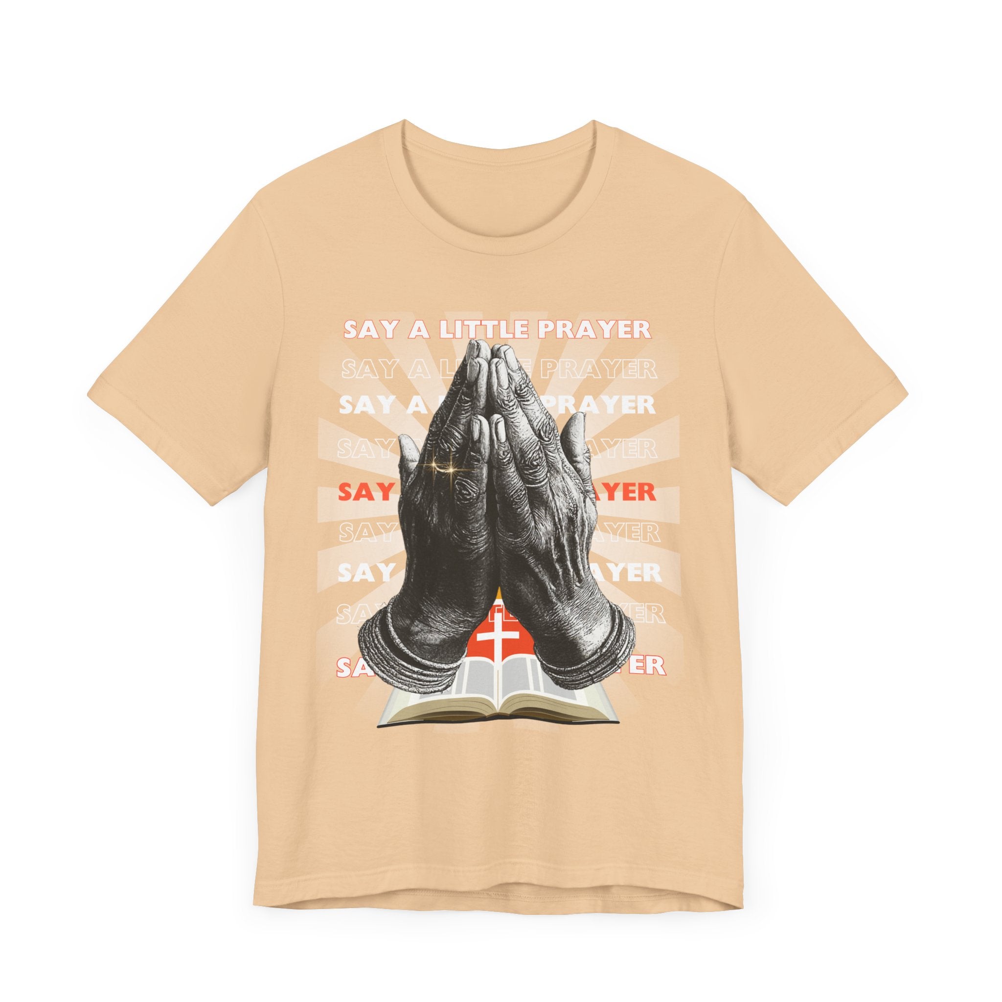 Unisex Jersey Short Sleeve Tee: With the heart warming words - Angel Body