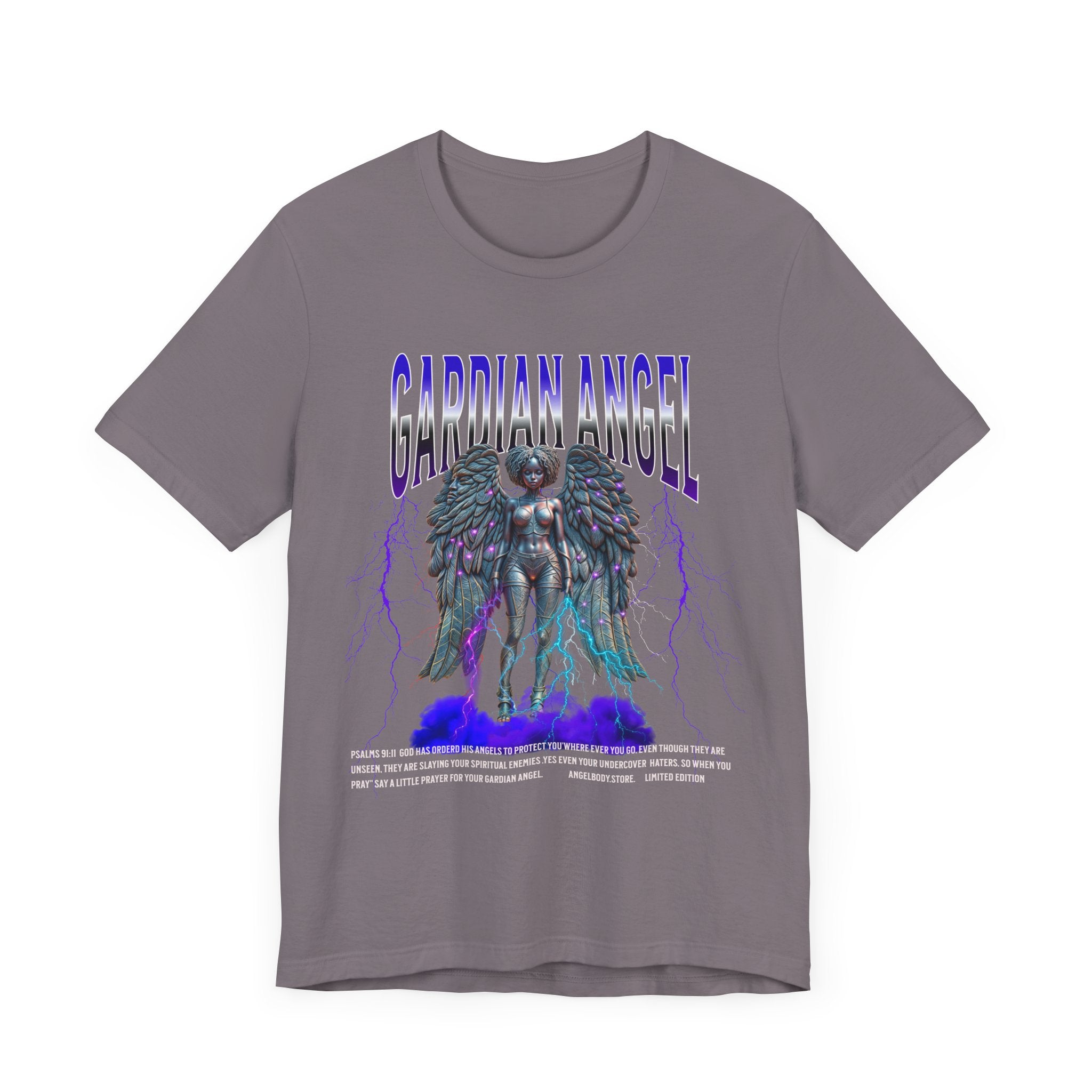 Fun Guardian Angel Graphic Tee - Unisex Short Sleeve T-Shirt for Spirituality Lovers - Angel Body