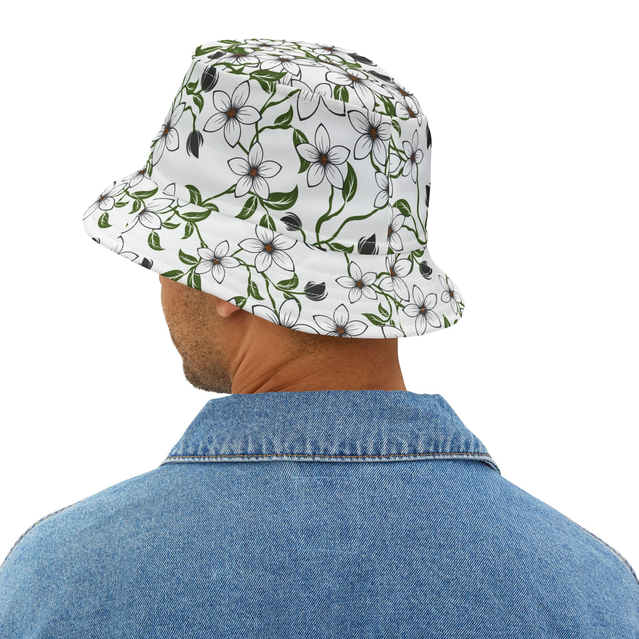 Floral Print Bucket Hat, Summer Accessory, Festival Wear, Garden Party Hat, Gift for Nature Lovers
