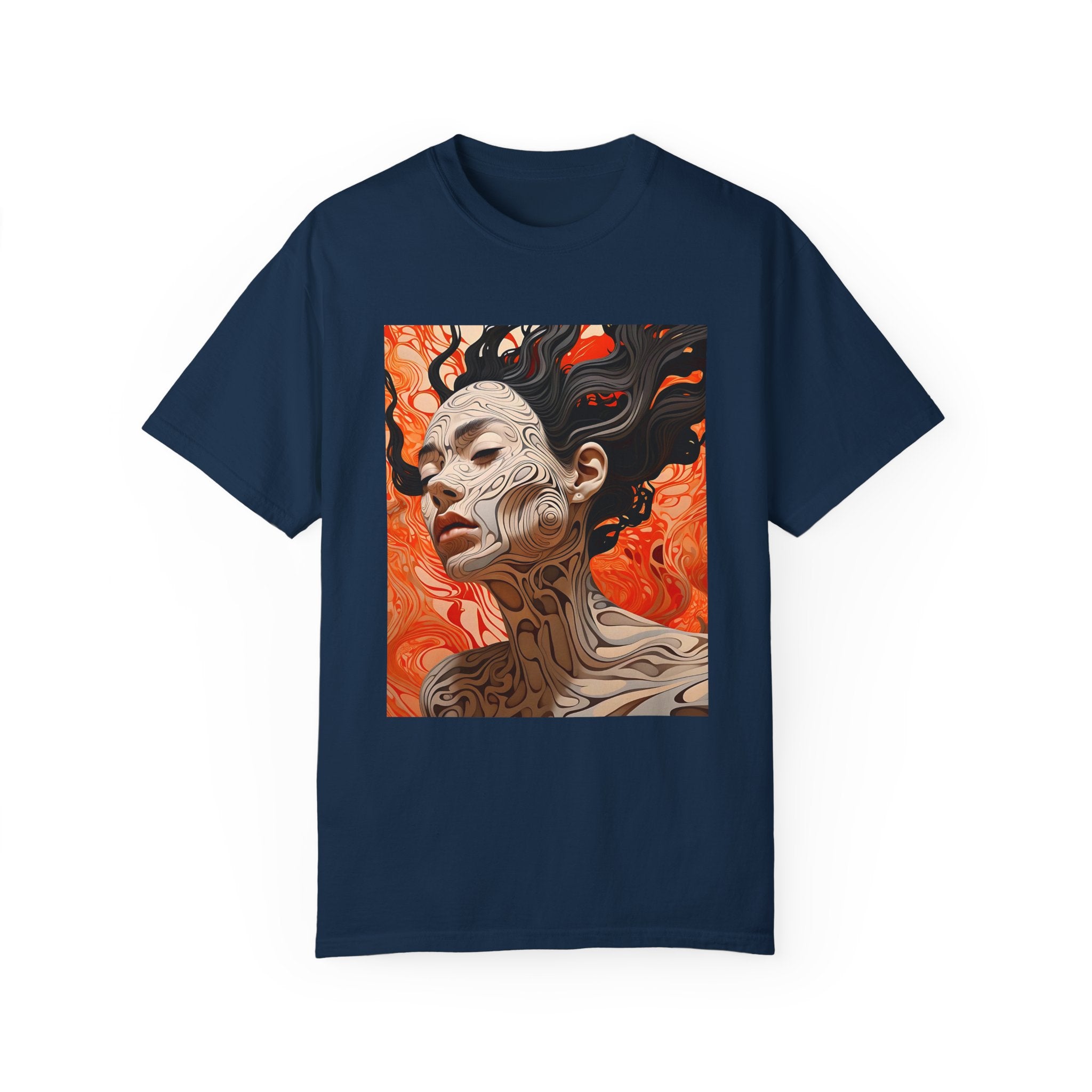 Artistic Unisex T-Shirt - Abstract Woman Design, Perfect for Creative Souls
