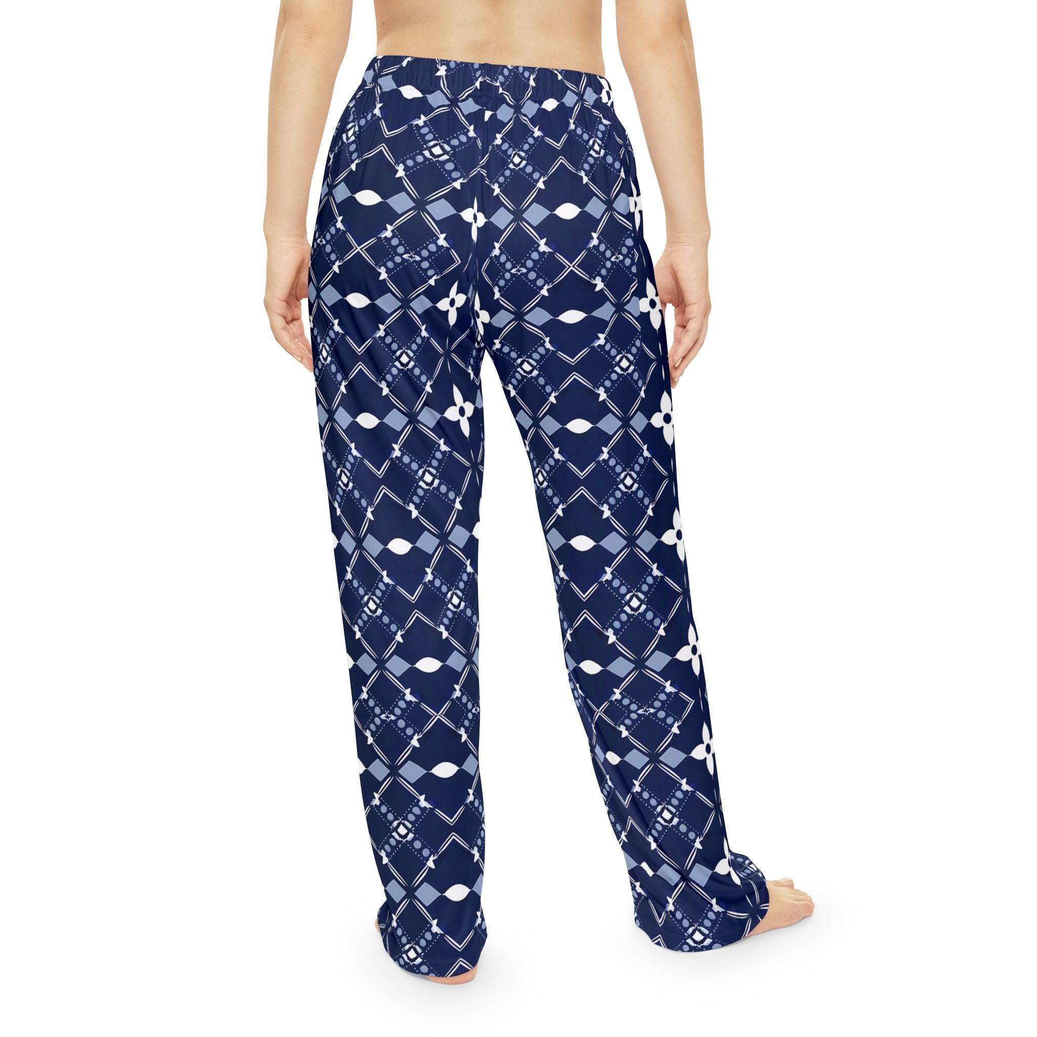 Cozy Floral Pattern Women's Pajama Pants - Perfect for Relaxation & Sleep - Angel Body