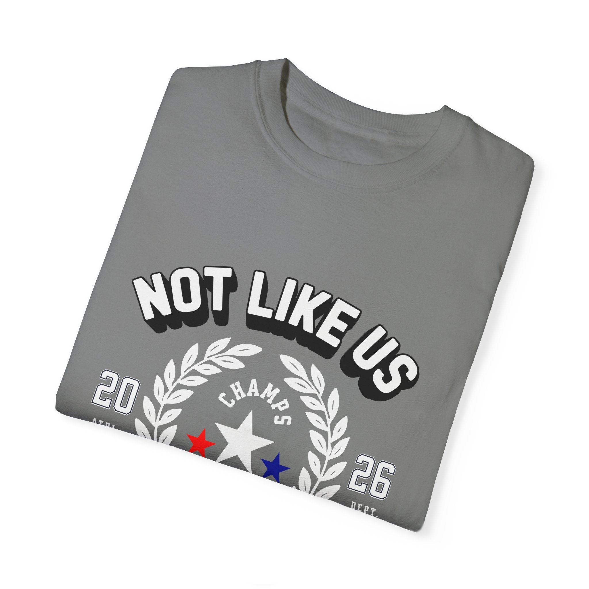 Unisex Garment-Dyed T-Shirt - 'Not Like Us' All Stars Tee - Angel Body