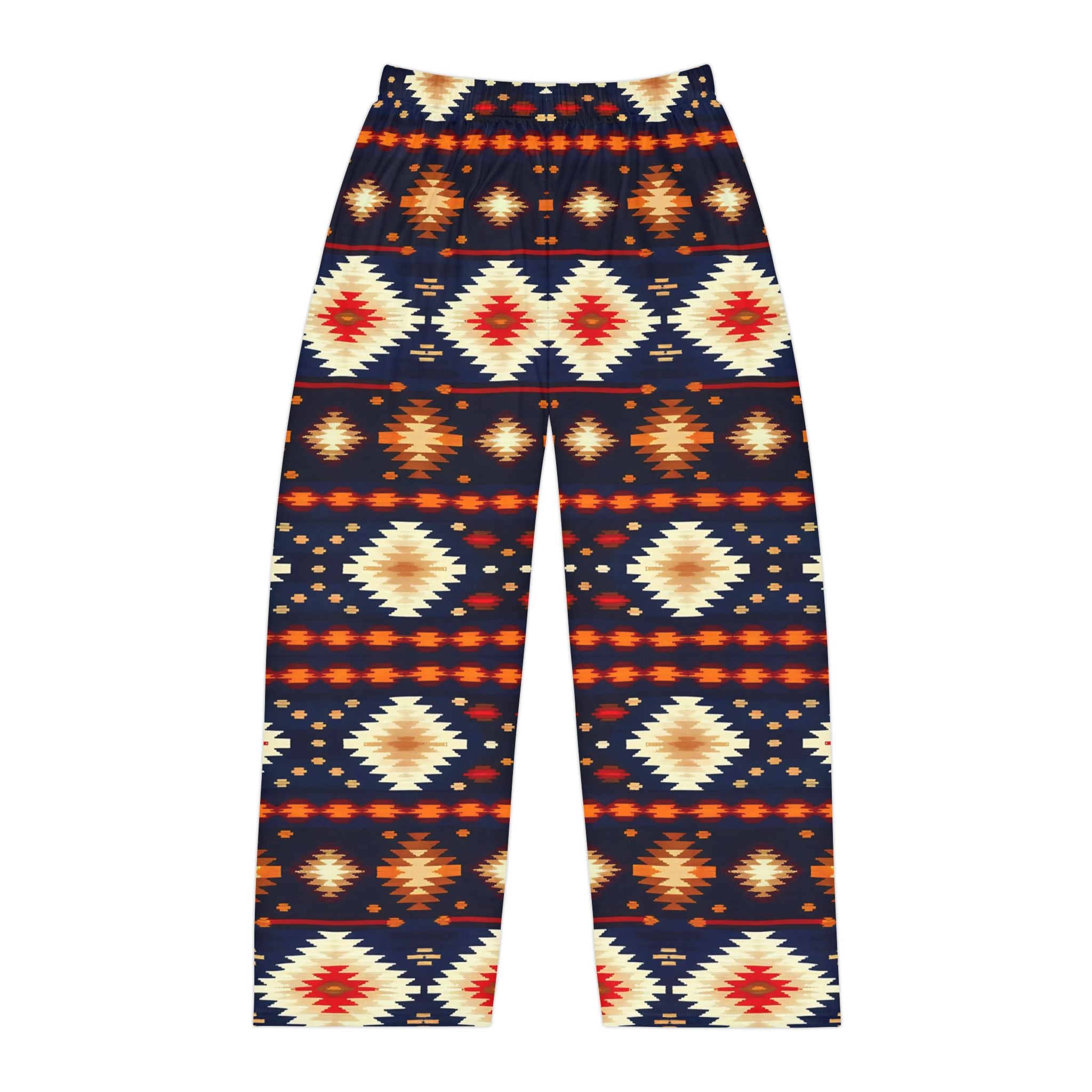 Men's Pajama Pants - Cozy Tribal Pattern for Relaxation & Lounge Wear - Angel Body
