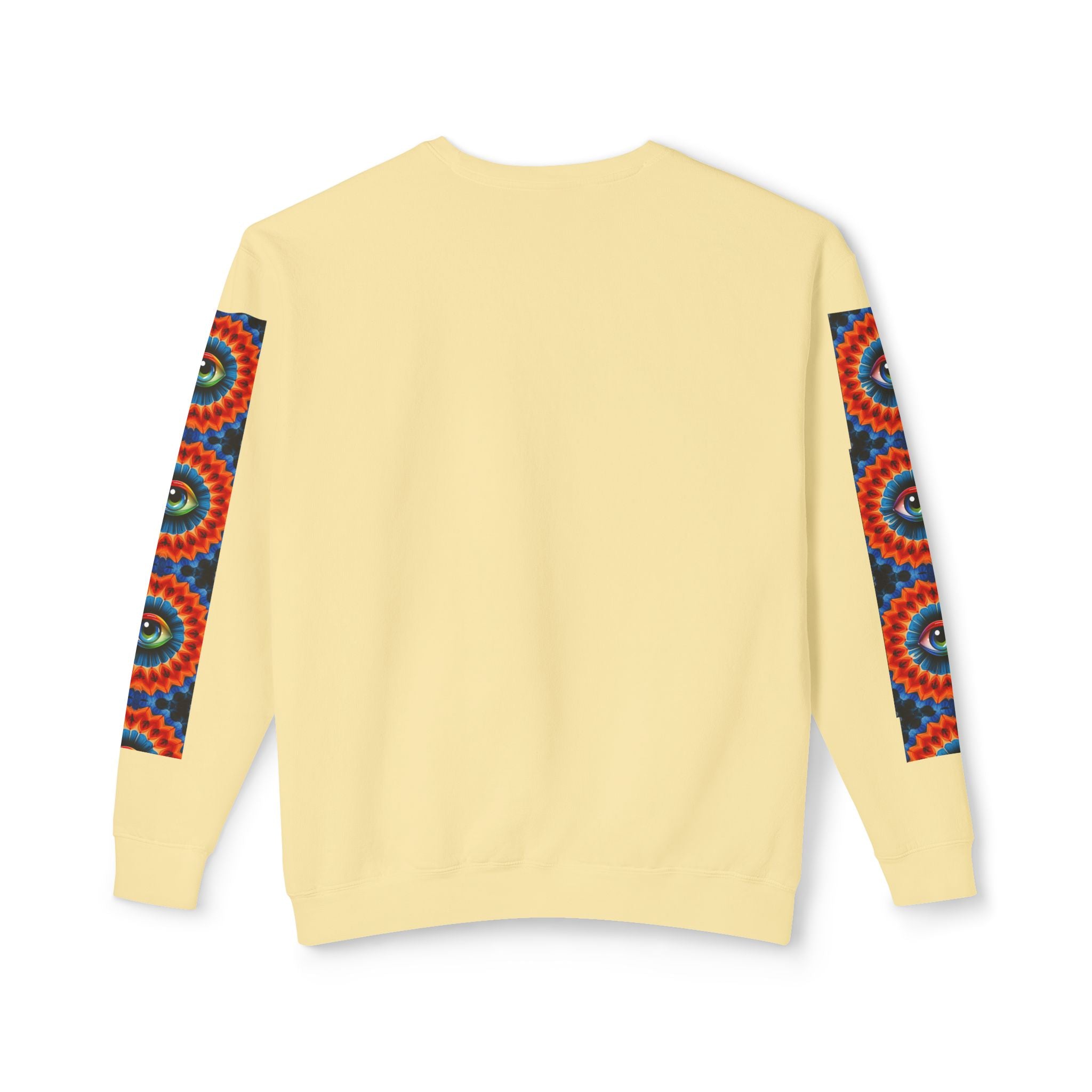 Crewneck Sweatshirt - Creative Eye Mandala Design - Angel Body