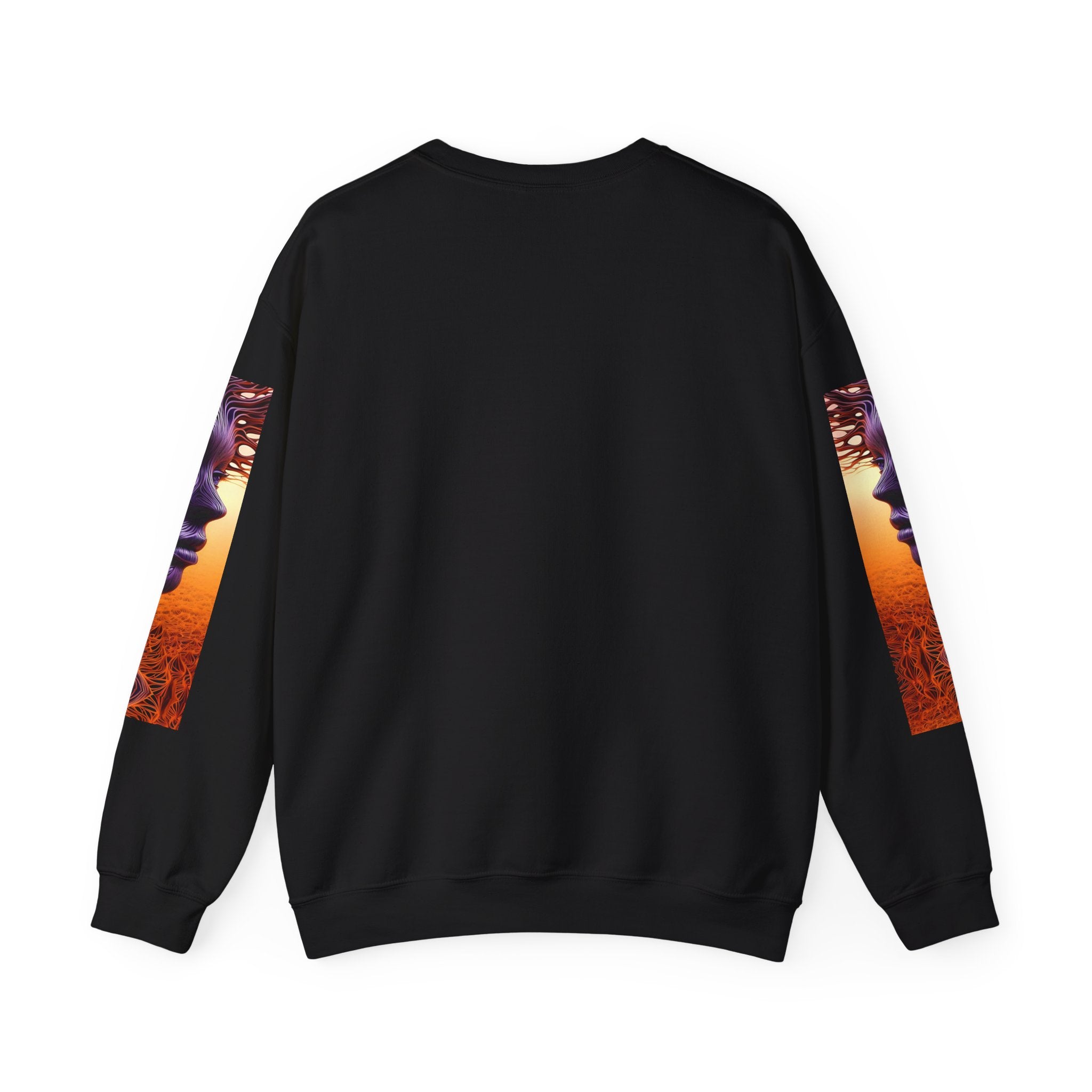 Purple Wind Mystical Abstract Unisex Sweatshirt - Angel Body