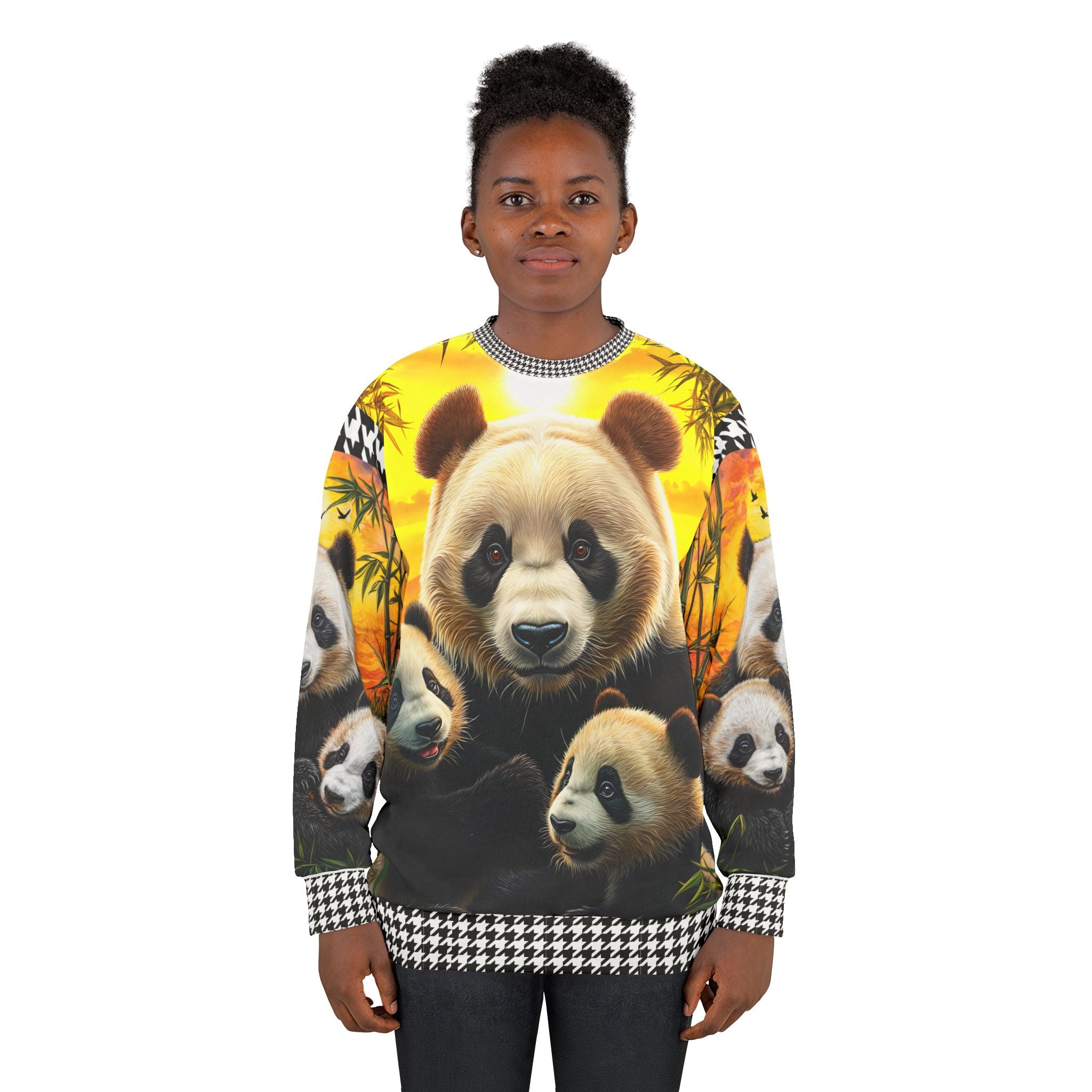Limited Edition Mama Panda Bear Unisex Sweatshirt - Angel Body