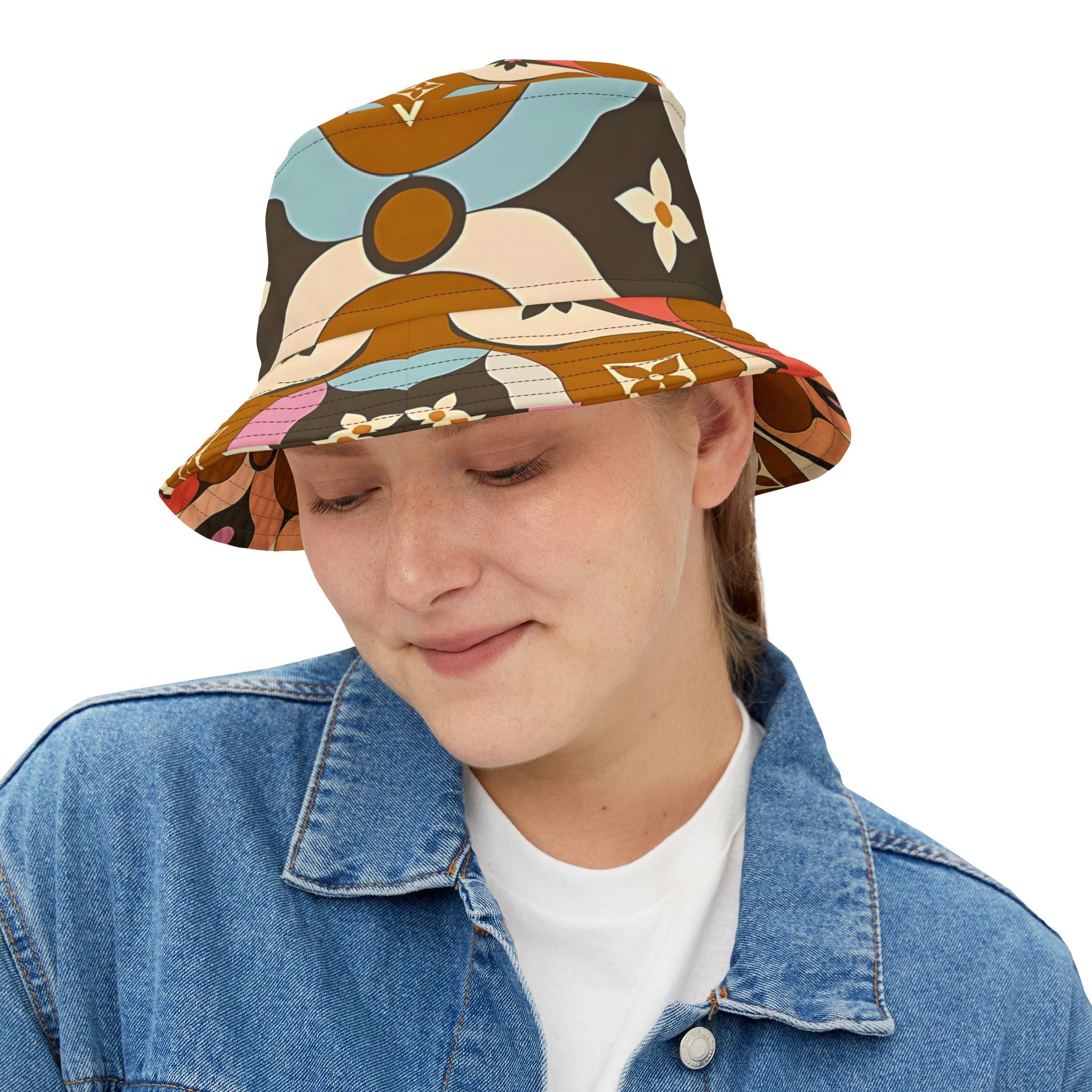 Bohemian Bucket Hat, Trendy Fall Accessory, Unique Gift for Her, Festival Wear, Summer Style, Sun Protection Hat