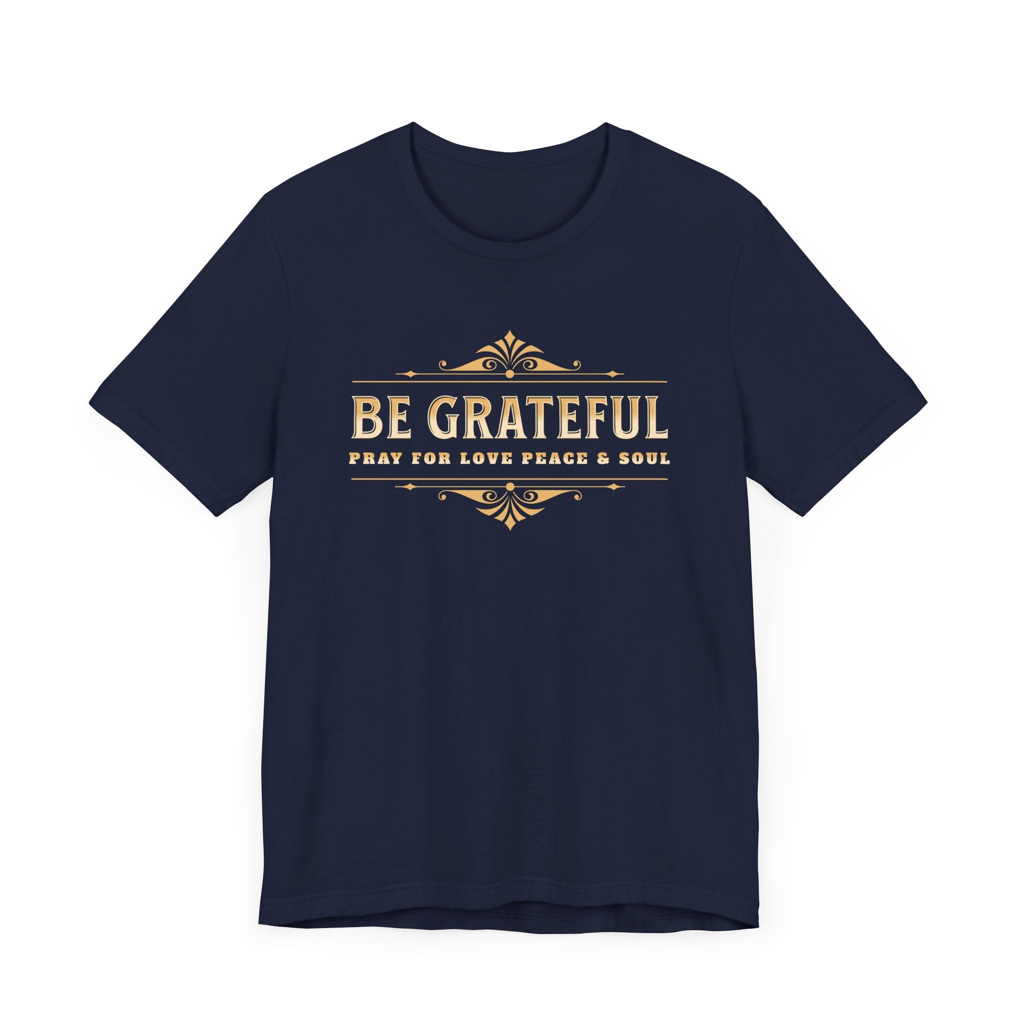 Unisex Jersey Short Sleeve Tee /Be Grateful - Angel Body