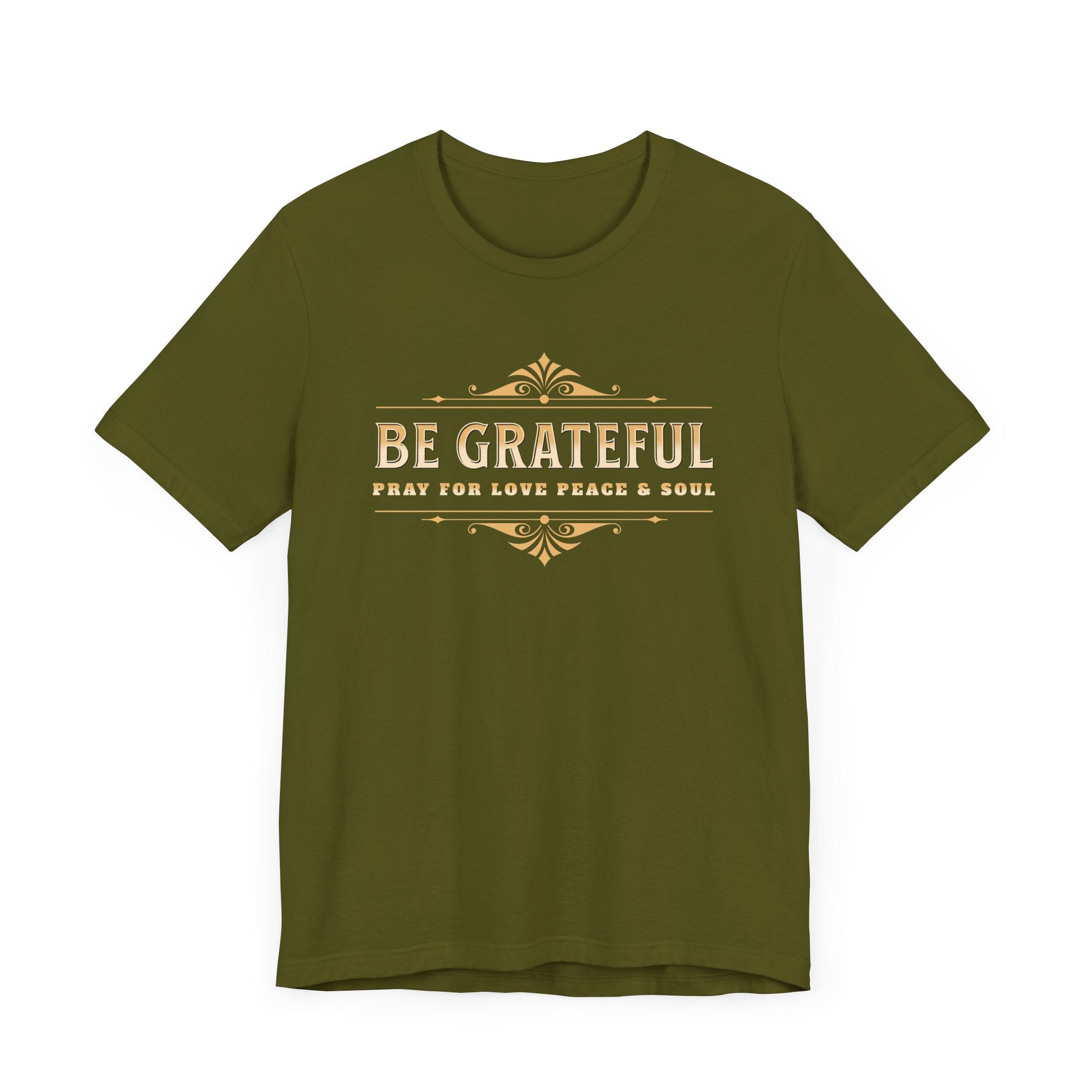 Unisex Jersey Short Sleeve Tee /Be Grateful - Angel Body