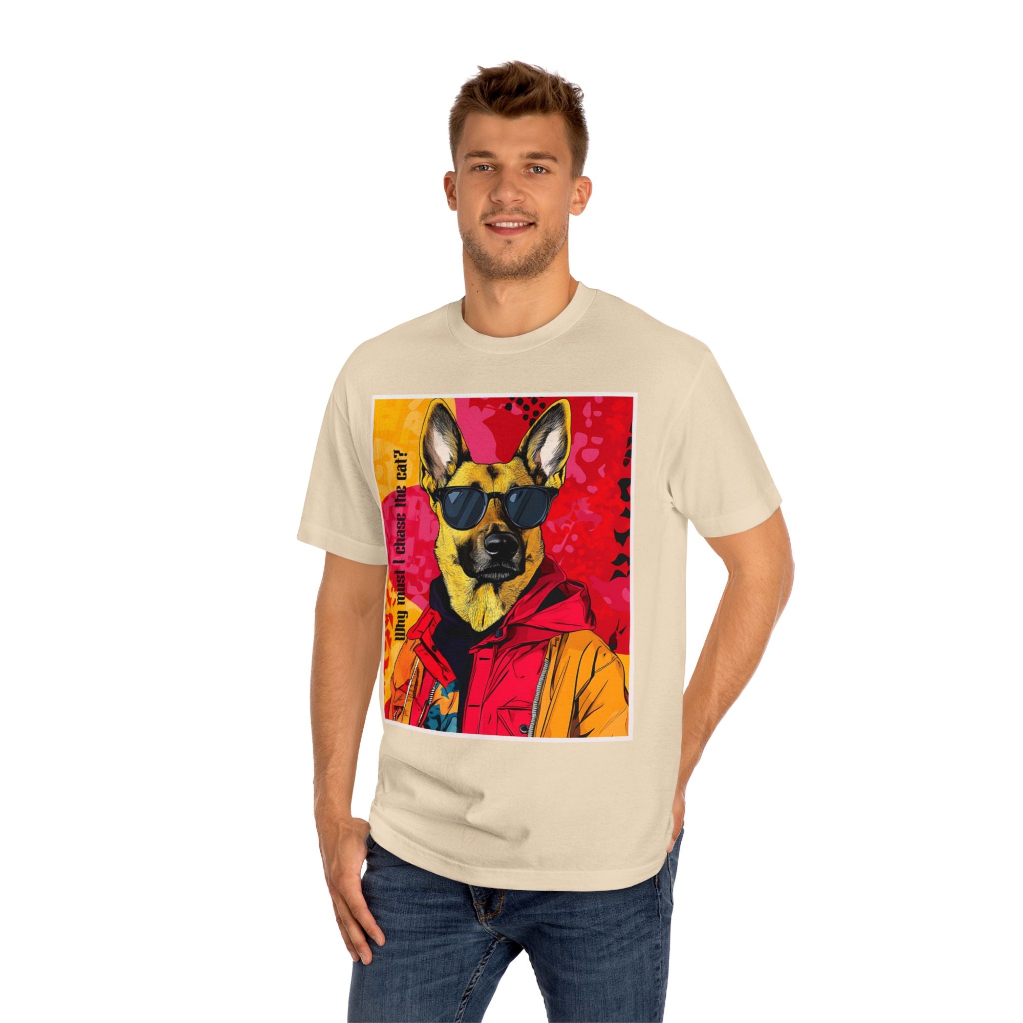 German Shepard Tee - Fun & Vibrant Unisex Graphic Shirt - Angel Body