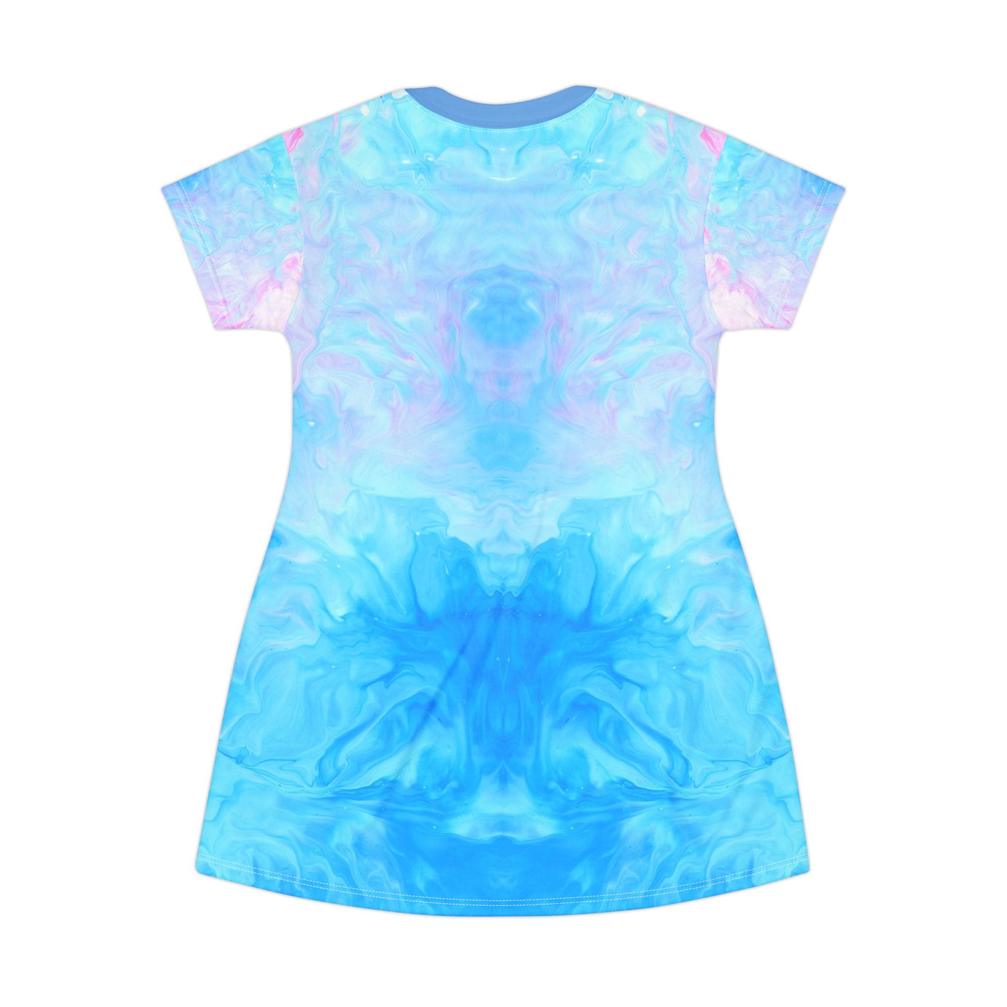 Ice Cream Vibe T-Shirt Dress - "Give Me Some Sugar" - Fun Summer Style - Angel Body