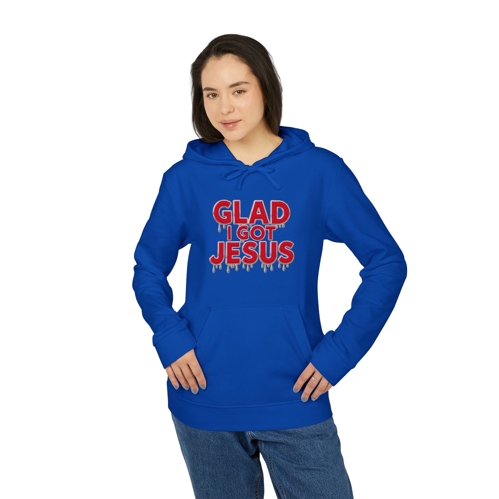 adidas Unisex Fleece Hoodie - Angel Body