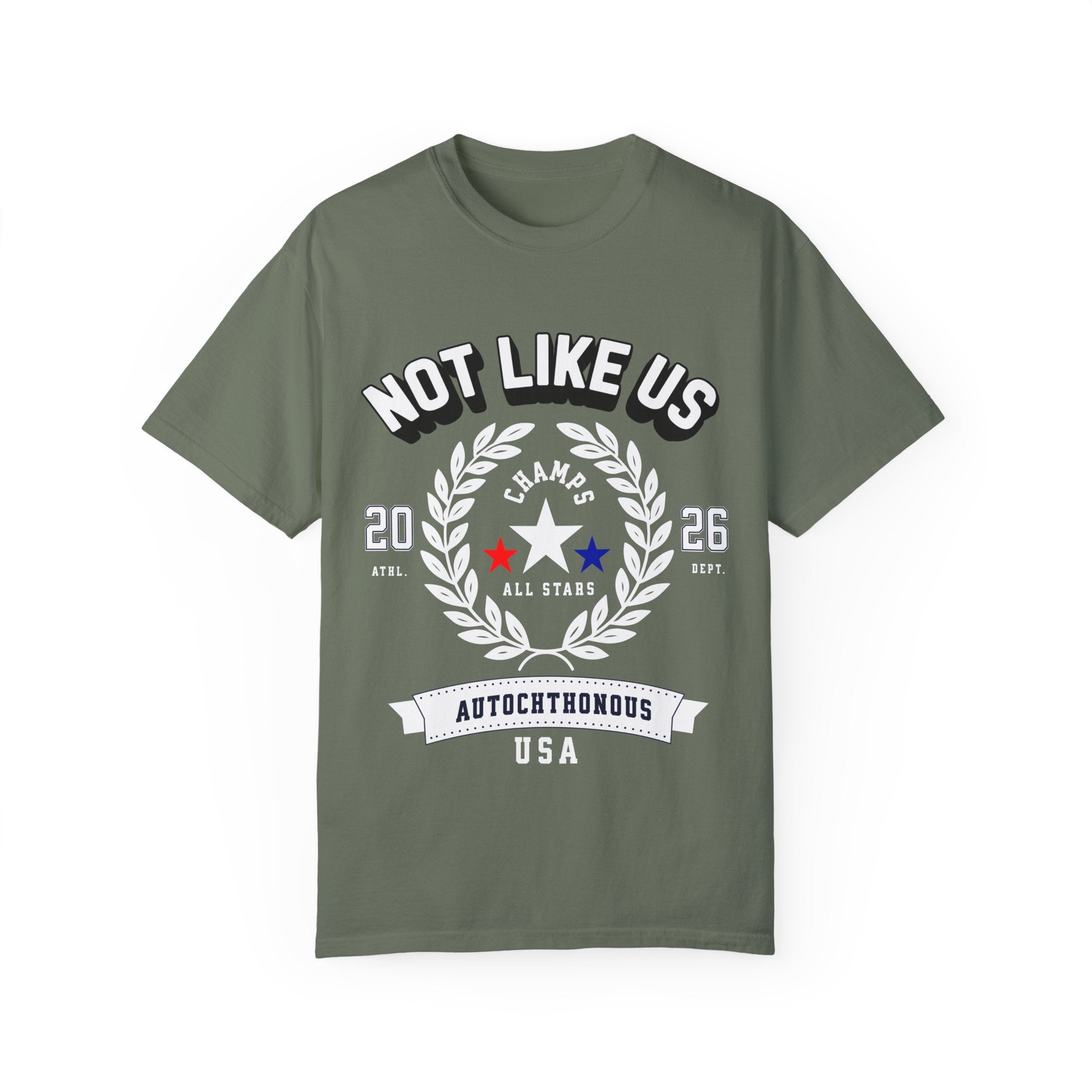 Autochthonous All Stars Unisex Garment-Dyed T-Shirt - Sports Inspired Tee for Casual Days - Angel Body