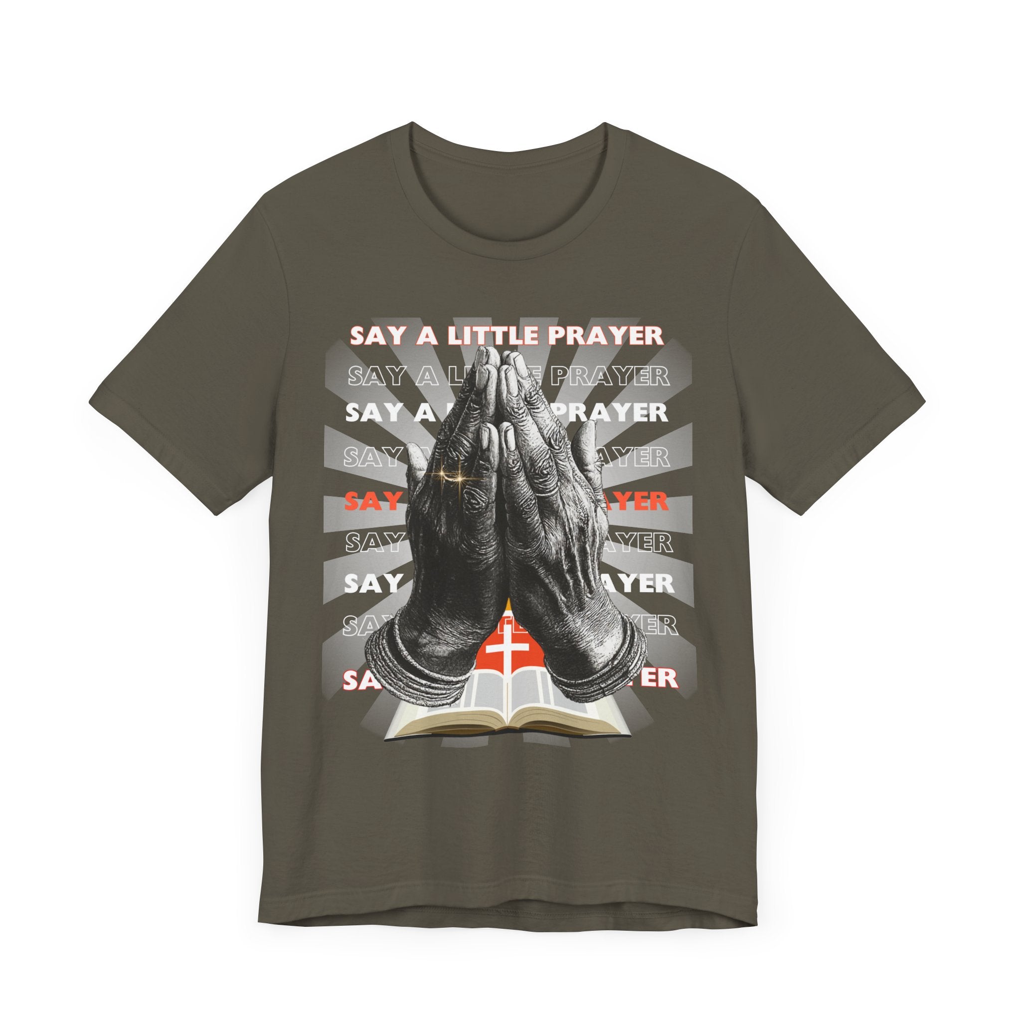 Unisex Jersey Short Sleeve Tee: With the heart warming words - Angel Body