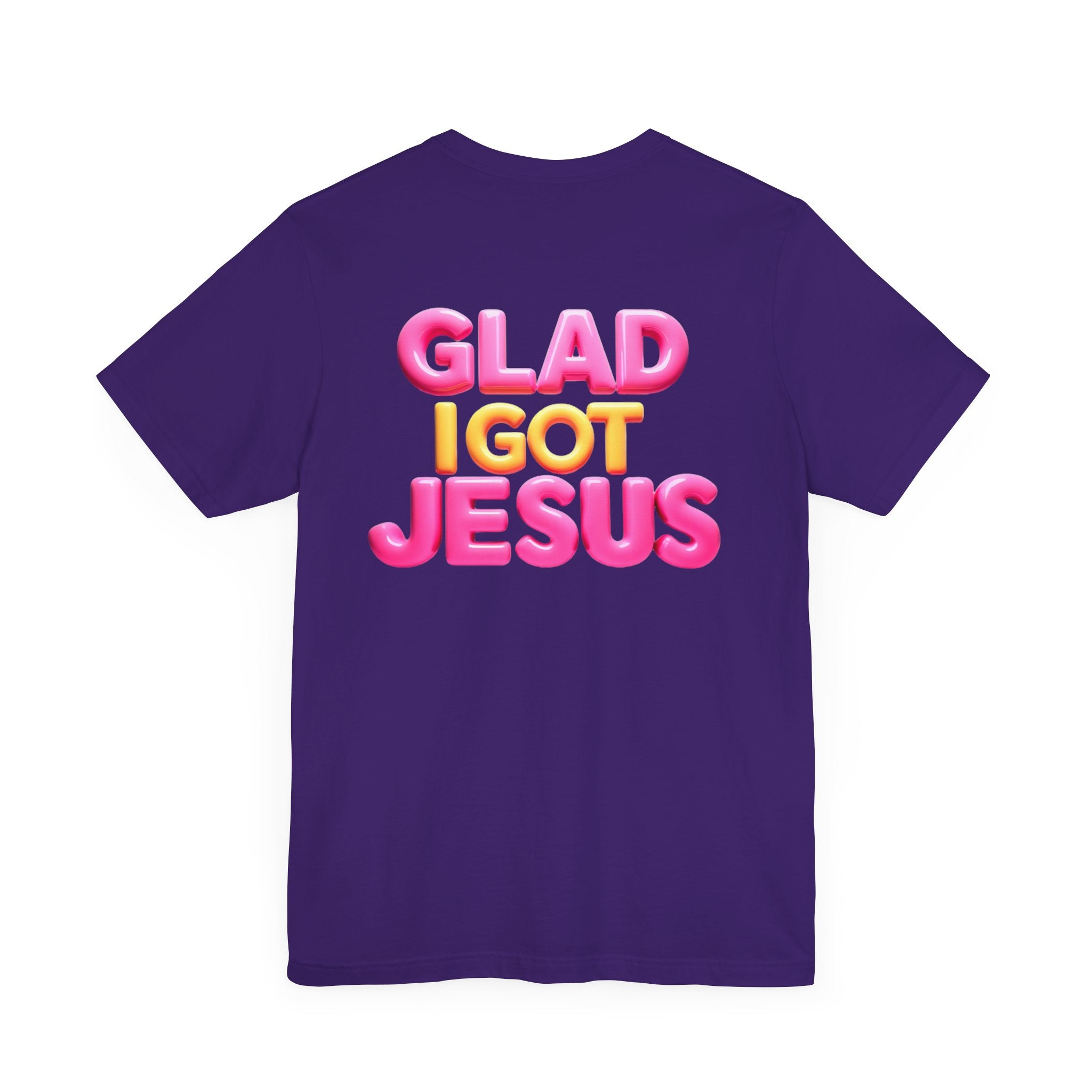 Glad I Got Jesus Unisex Tee - Angel Body