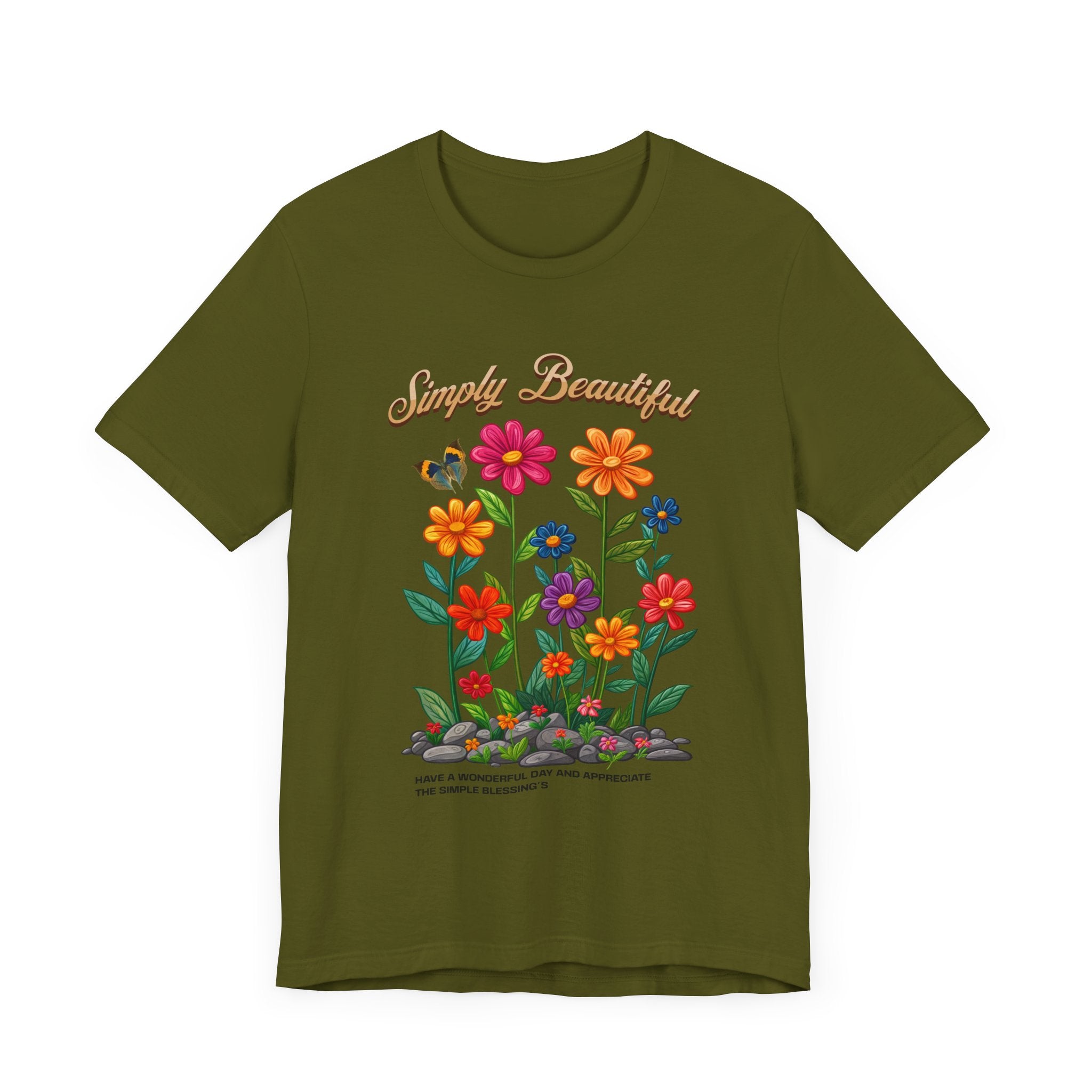 Unisex Jersey Short Sleeve Tee: Simply Beautiful - Angel Body