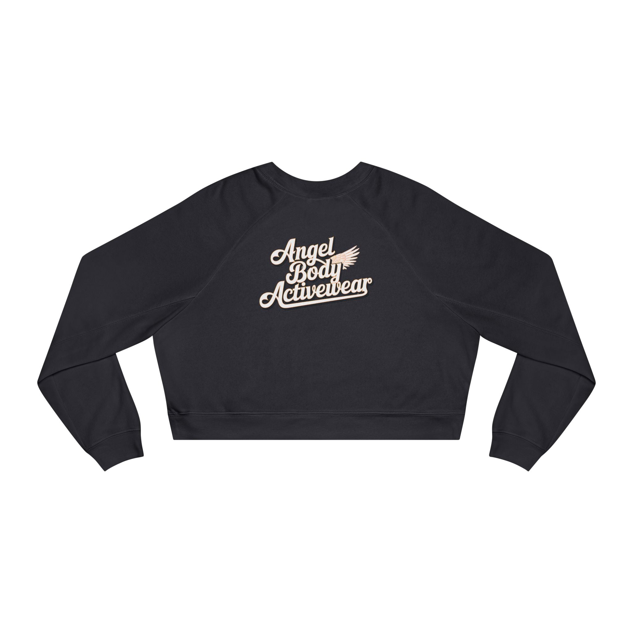 Angel Body Activewear Women's Cropped Fleece Pullover - Stylish & Cozy Sweatshirt for Athleisure - Angel Body