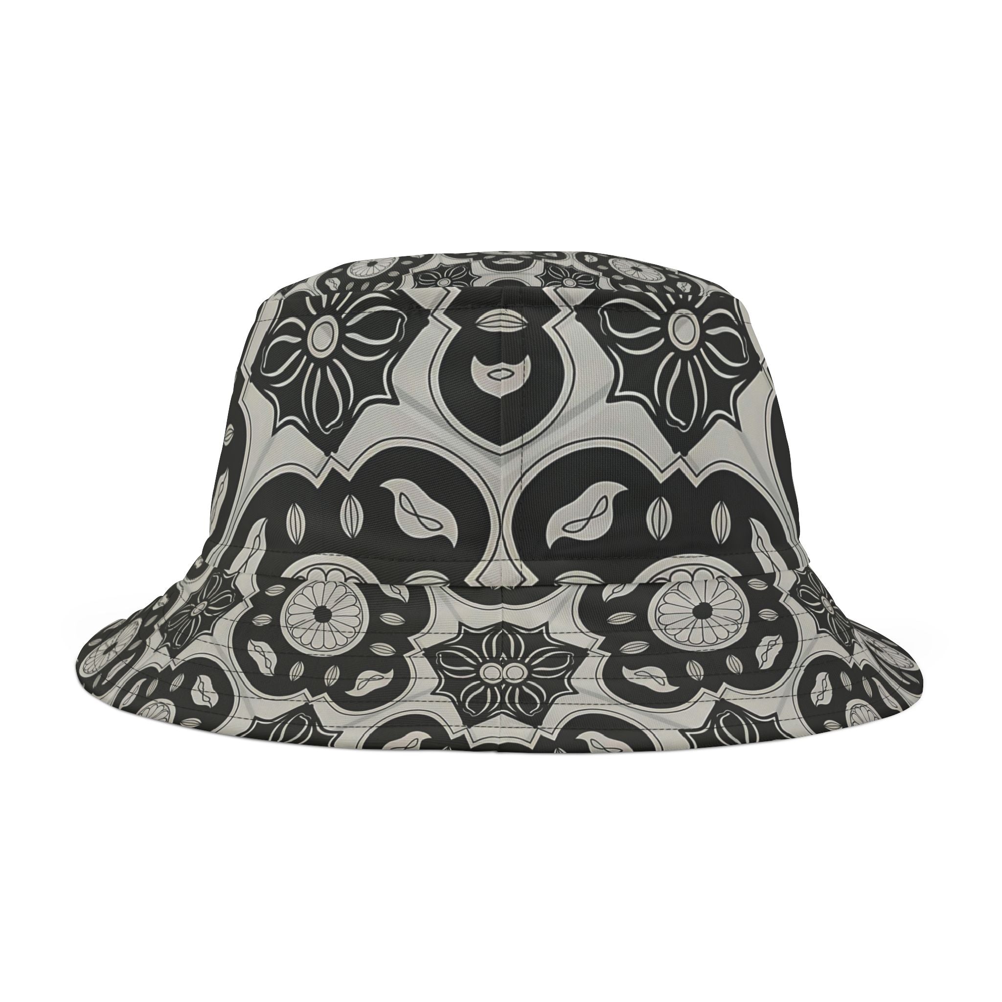 Stylish AOP Bucket Hat for Trendy Summer Vibes, Boho Accessory, Perfect for Beach Days, Festivals, Fashion Statement, Unique Gift - Angel Body