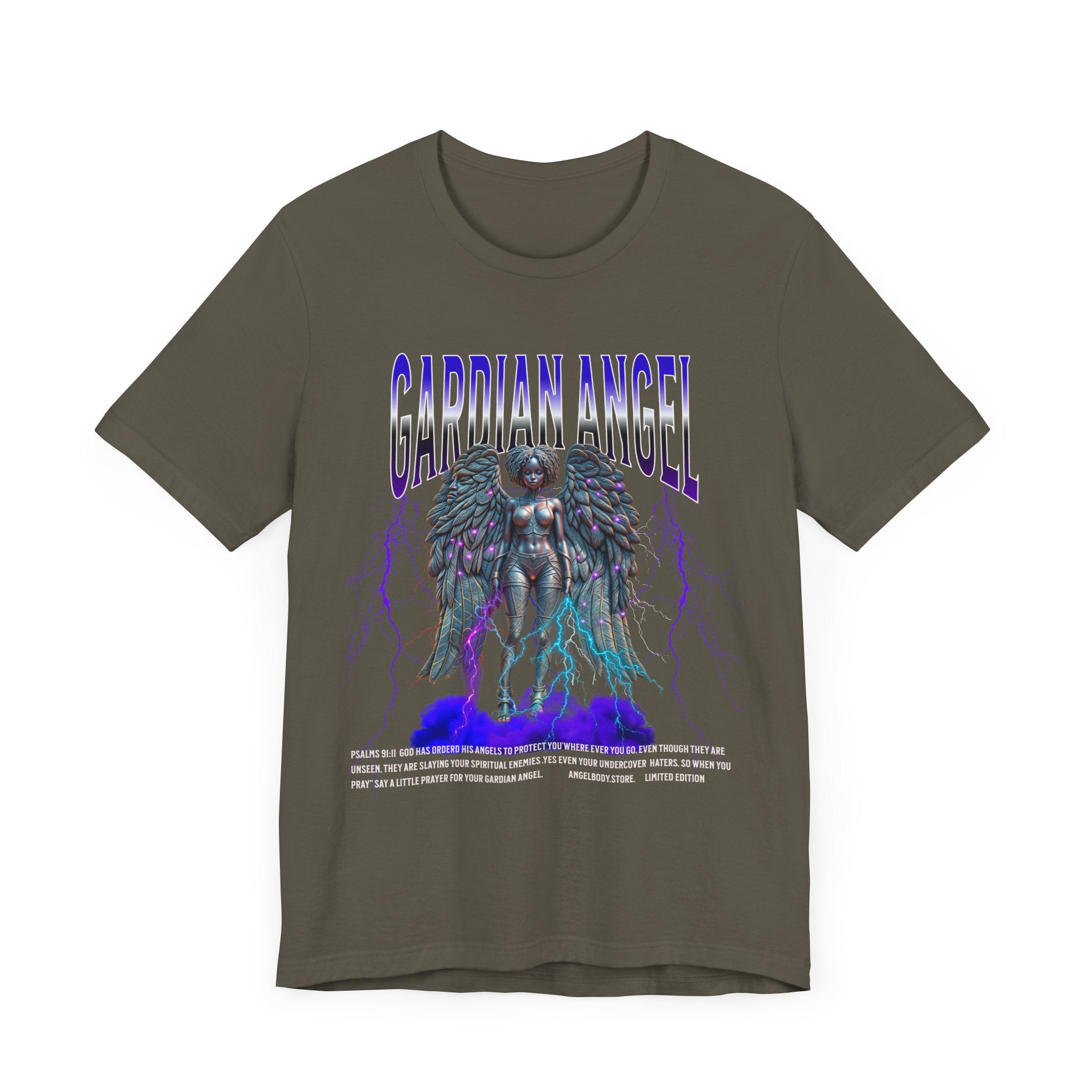 Unisex Jersey Short Sleeve Tee. Guardian Angel Spiritual Warrior - Angel Body