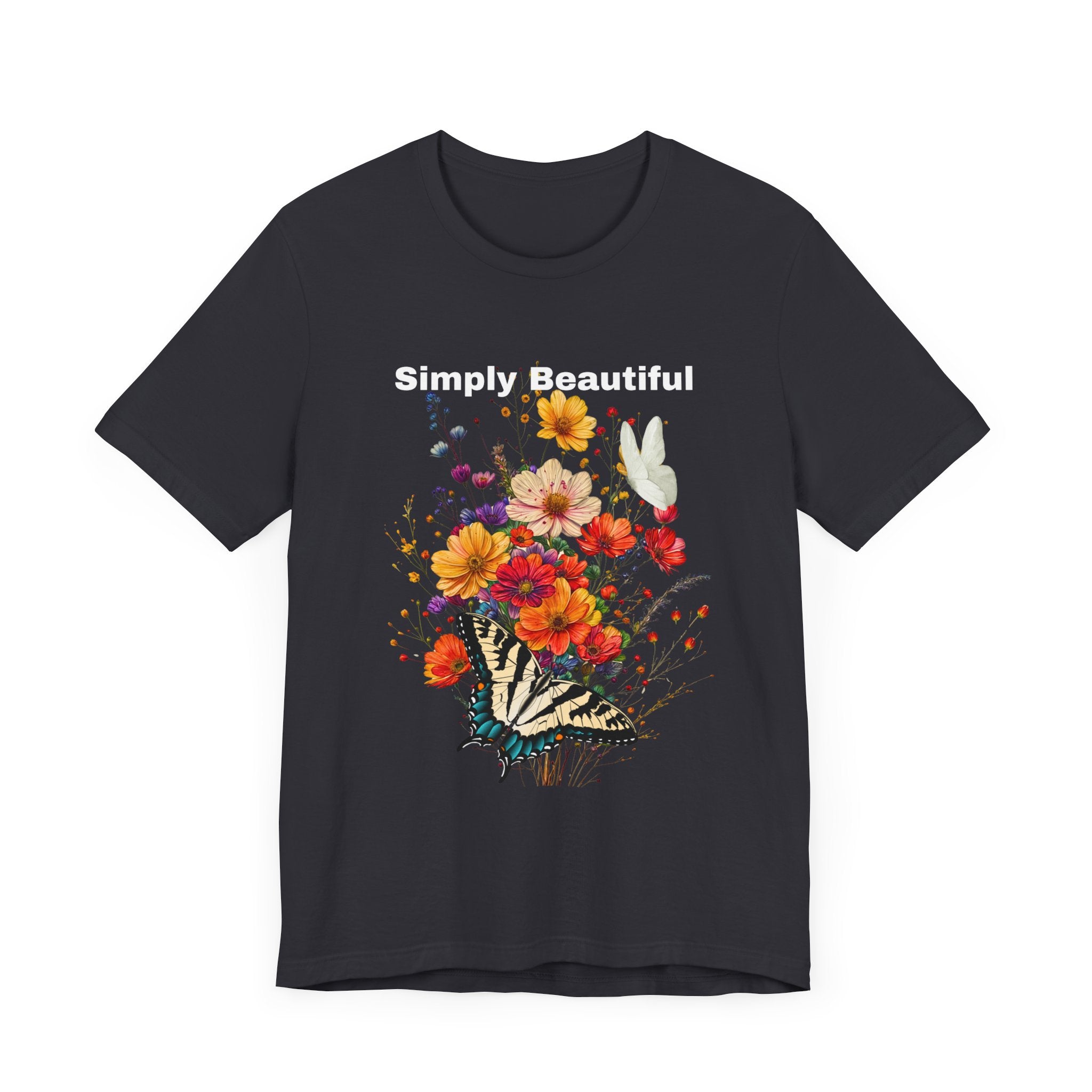 Unisex Jersey Short Sleeve Tee That Says Simply Beautiful - Angel Body