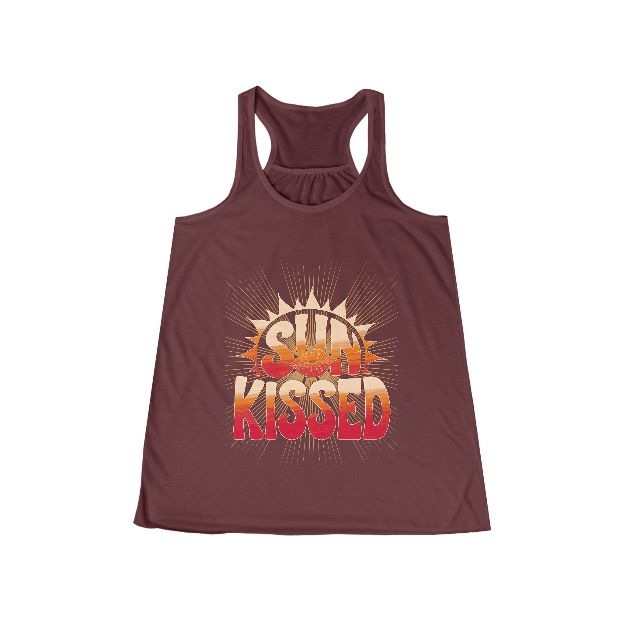 Absolutely Fire Women's Flowy Racerback Tank | Summer Top, Gift for Her, Workout Wear, Festival Attire, Casual Wear - Angel Body