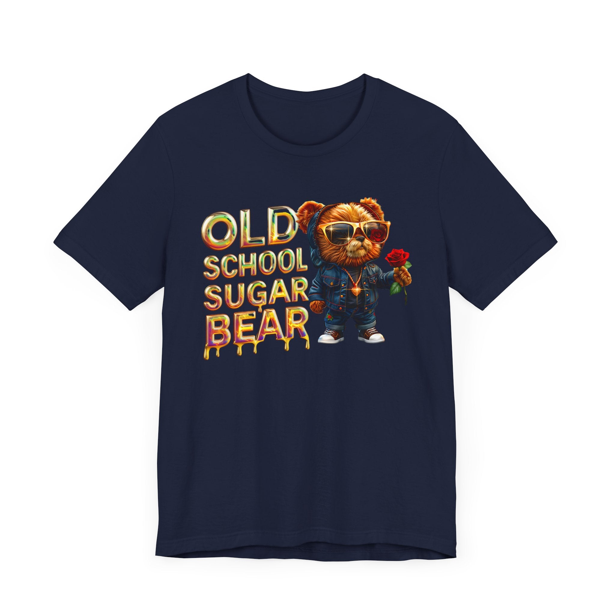 Unisex Jersey Short Sleeve Tee Old school sugar bear - Angel Body
