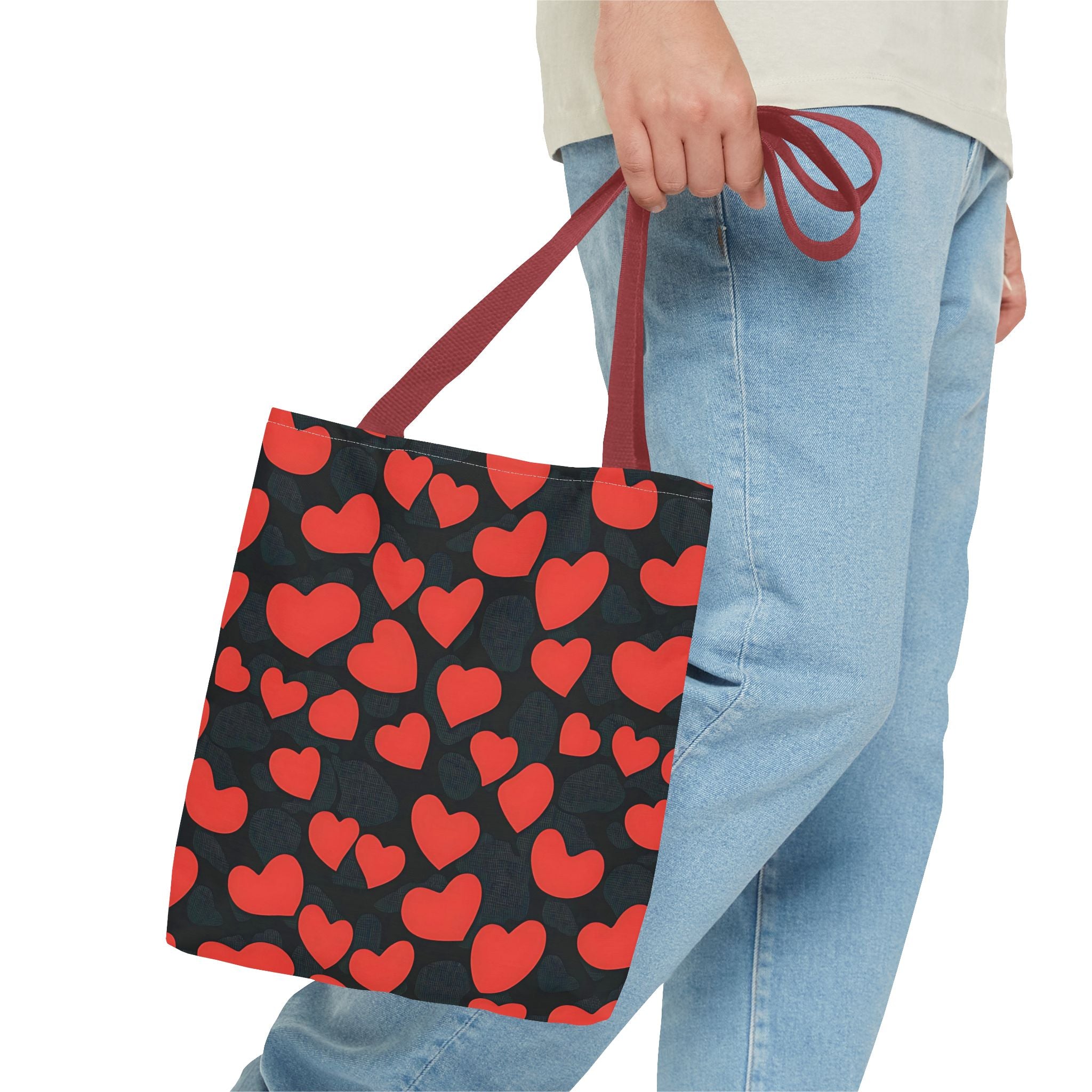 Heart Pattern Tote Bag - Fun Cute and Stylish - Angel Body