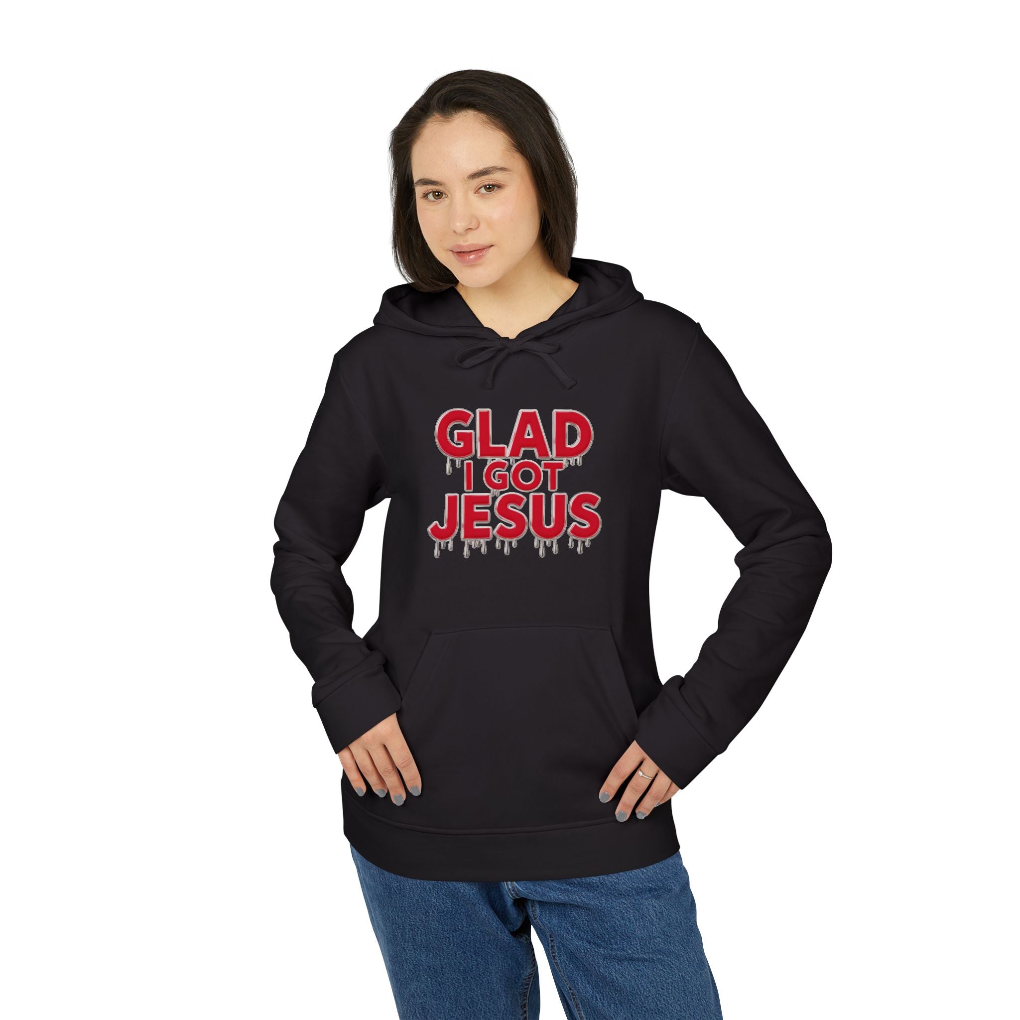 adidas Unisex Fleece Hoodie - Angel Body