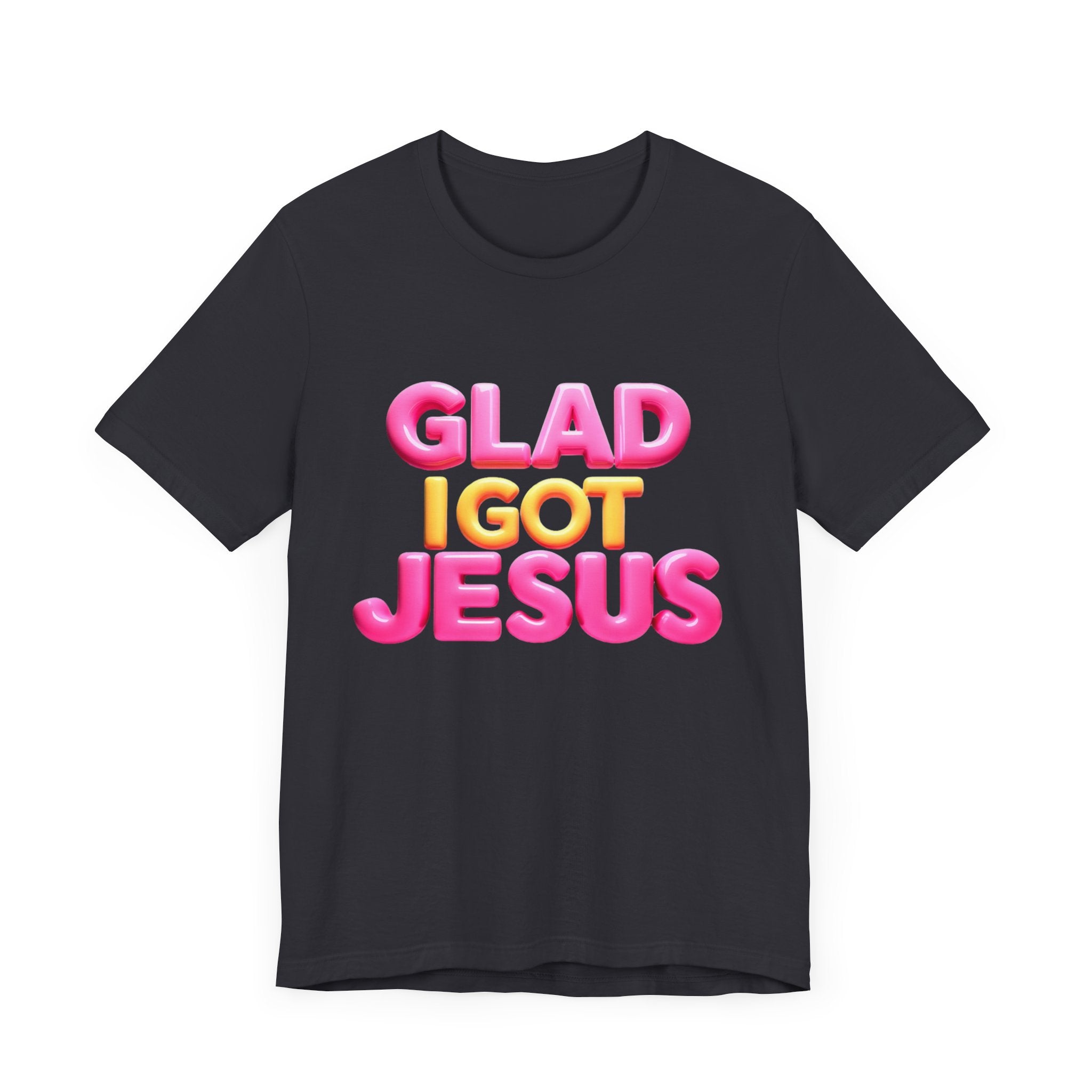 Glad I Got Jesus Unisex Tee - Angel Body