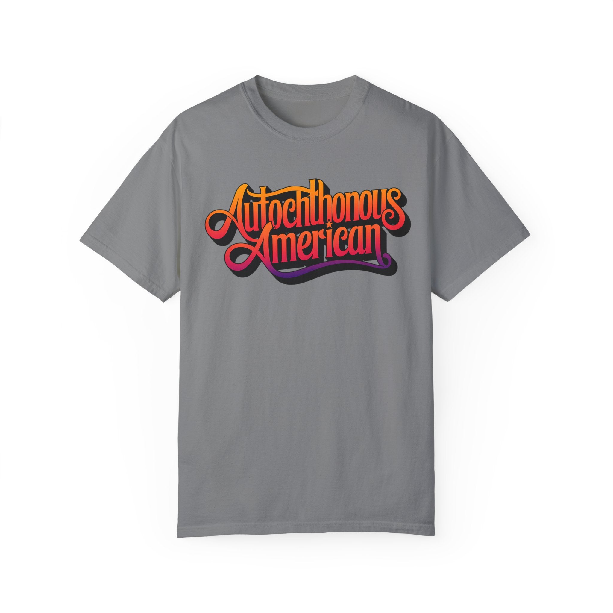 Autochthonous American T-Shirt - Vibrant Graphic Tee for Cultural Celebrations