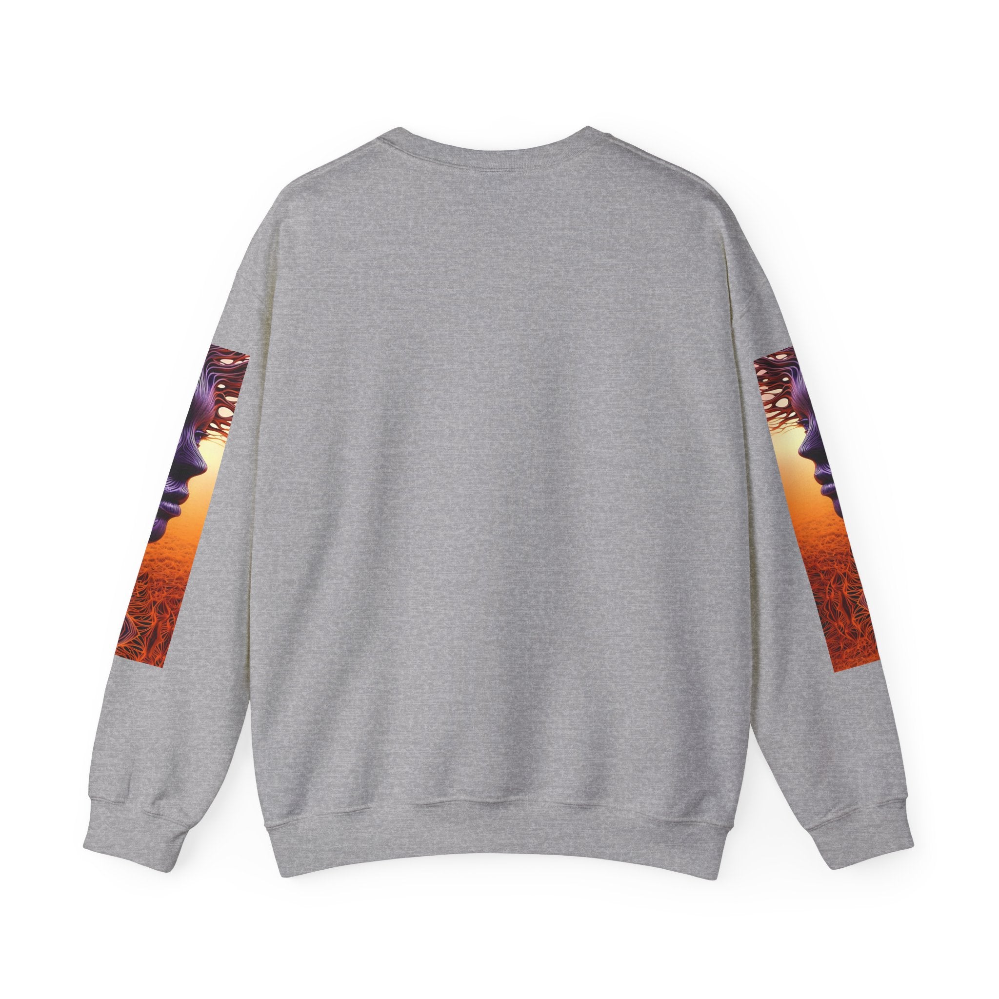 Purple Wind Mystical Abstract Unisex Sweatshirt - Angel Body