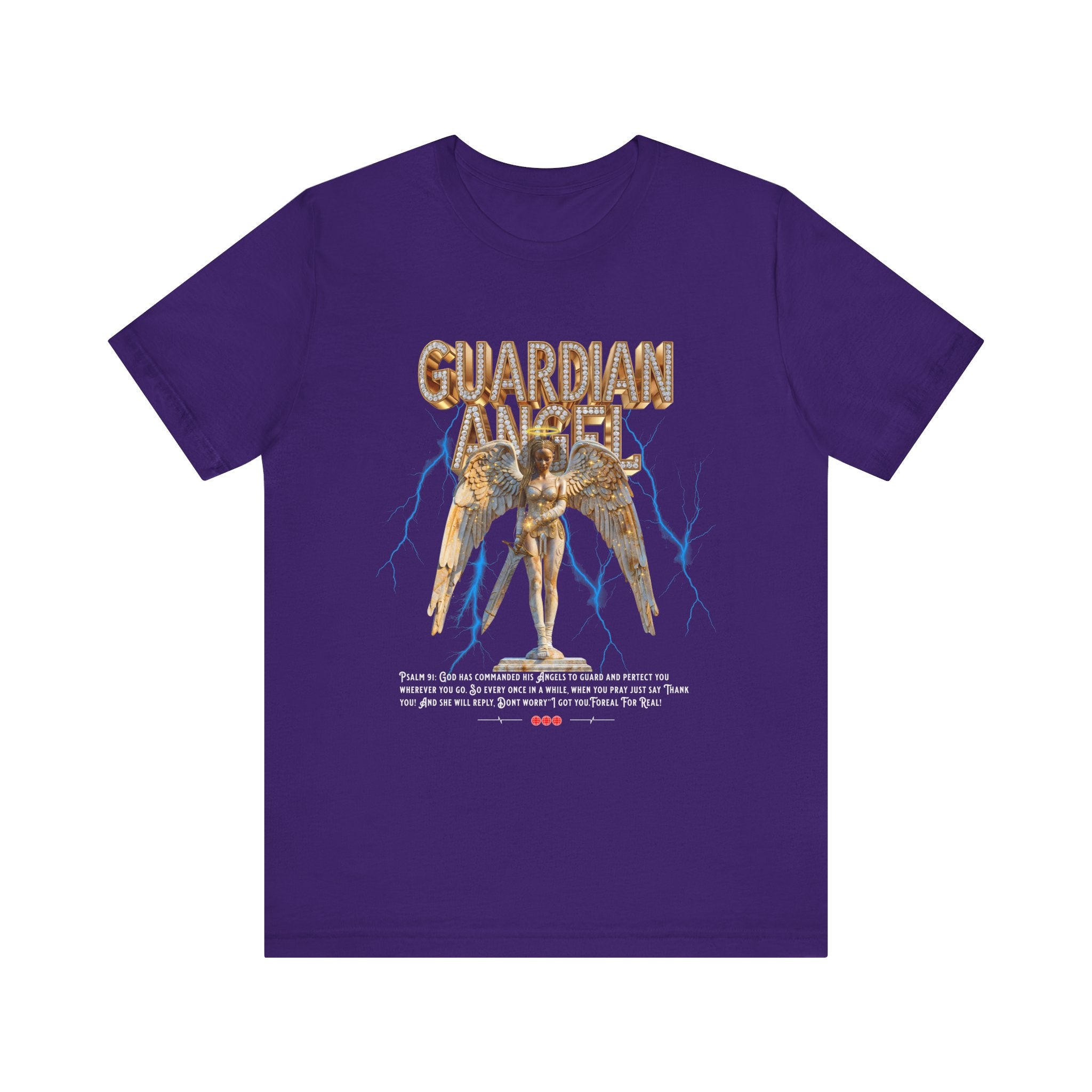 Unisex Jersey Short Sleeve: Guardian Angel Spiritual Warrior - Angel Body