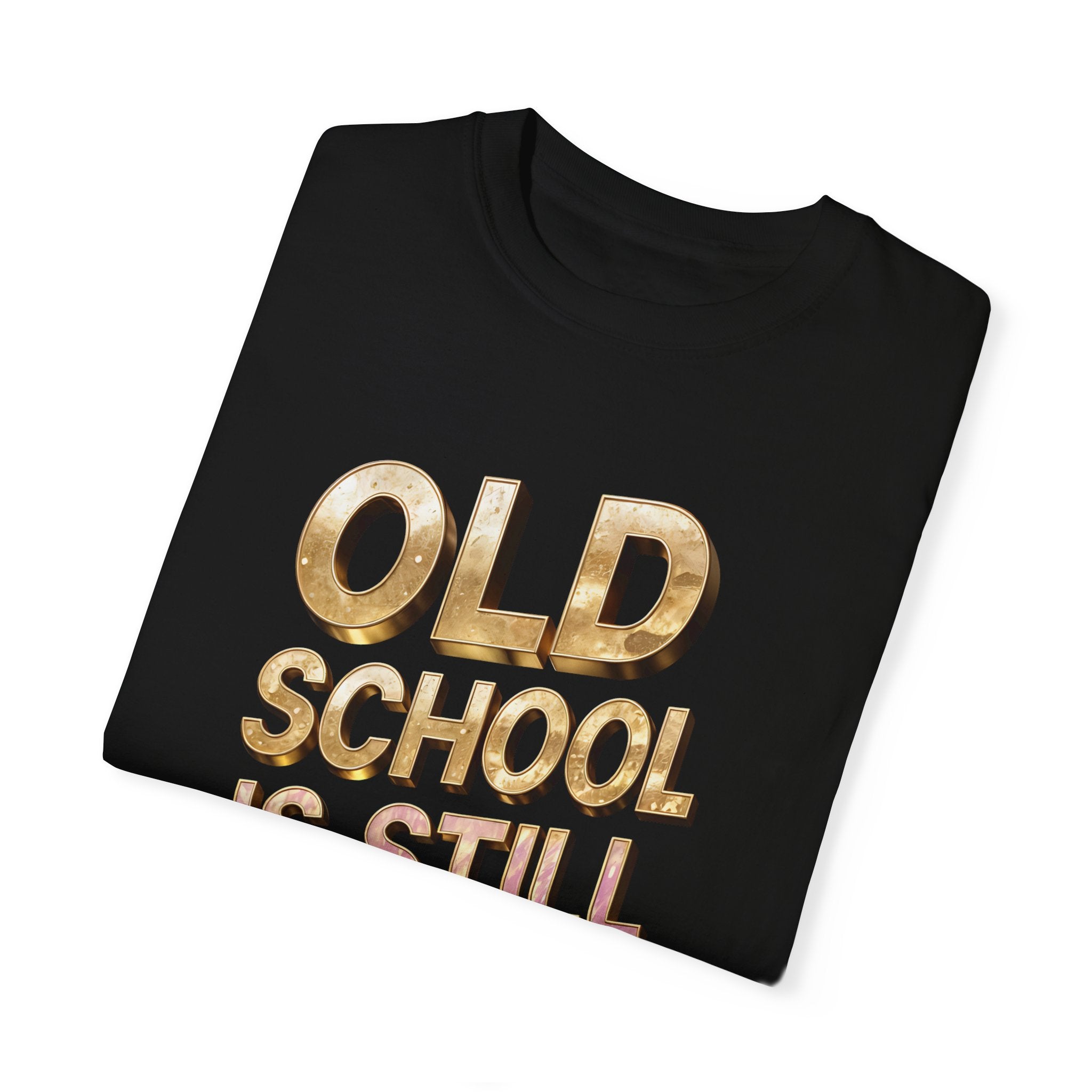 Vintage Feel Unisex T-Shirt - "Old School is Still Cool" - Angel Body