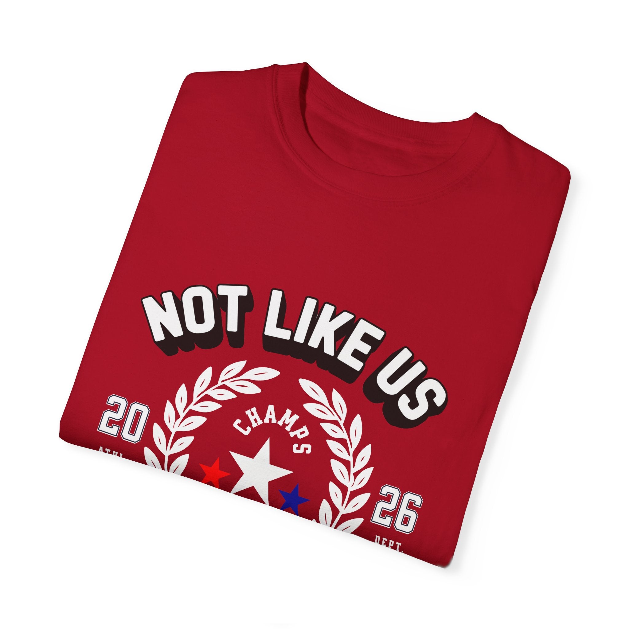 Unisex Garment-Dyed T-Shirt - 'Not Like Us' All Stars Tee - Angel Body