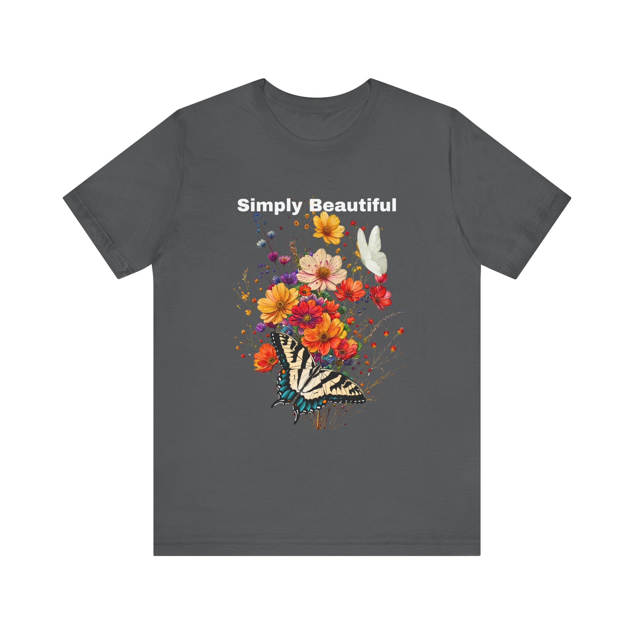 Unisex Jersey Short Sleeve Tee That Says Simply Beautiful - Angel Body