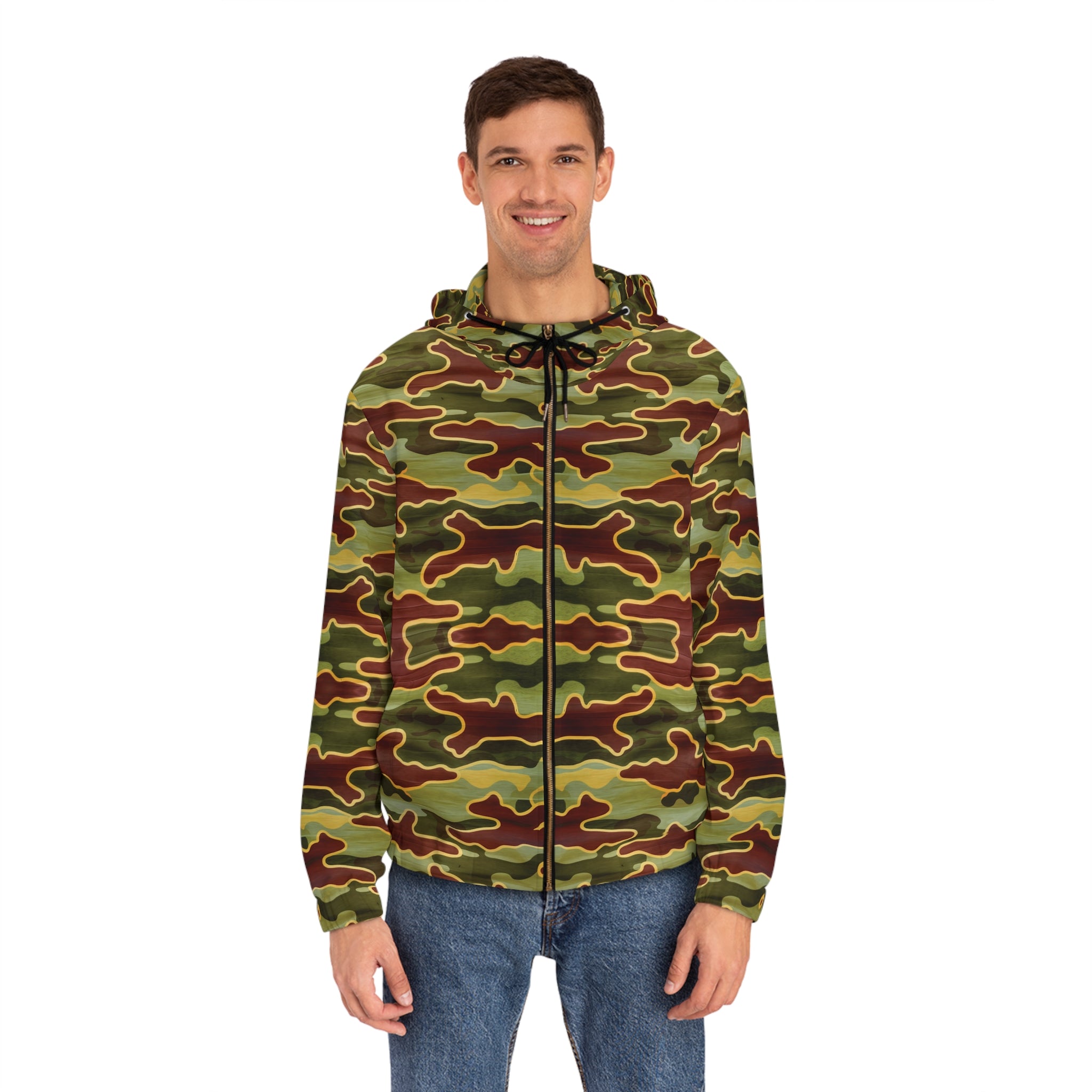 Men's Camo Hoodie - Angel Body