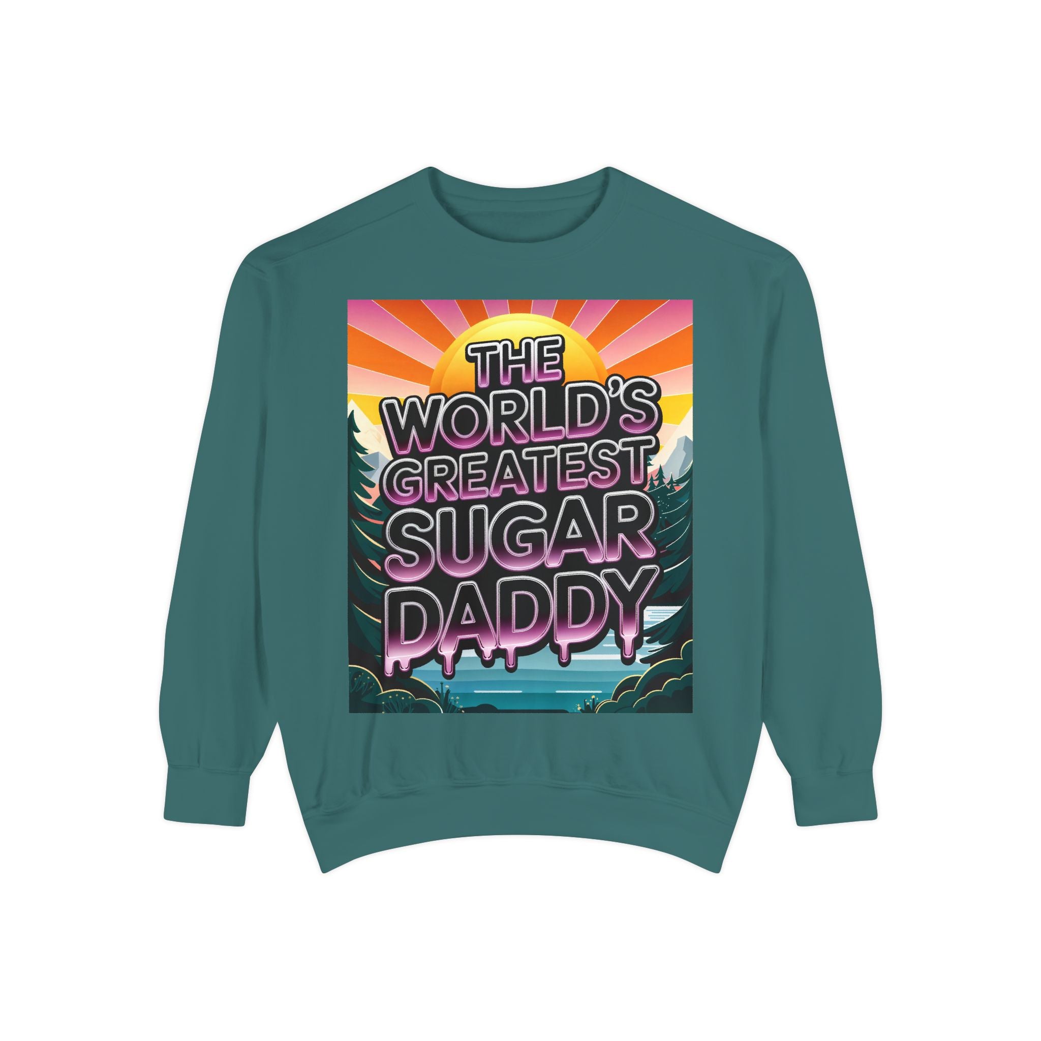 World's Greatest Sugar Daddy Sweatshirt | Cozy, Fun Gift for Dads and Partners - Angel Body