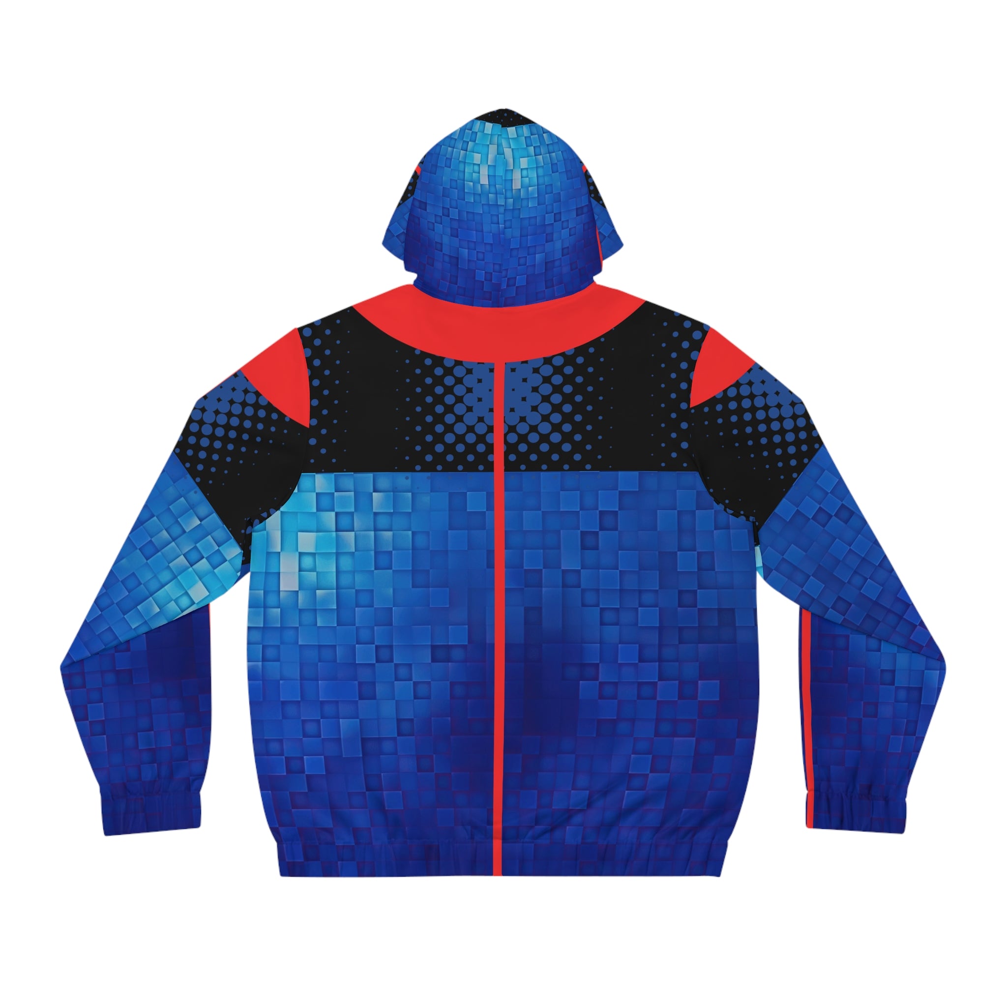 Men's Full-Zip Hoodie - Dream Bigger Hustle Harder 2025 Graphic - Angel Body