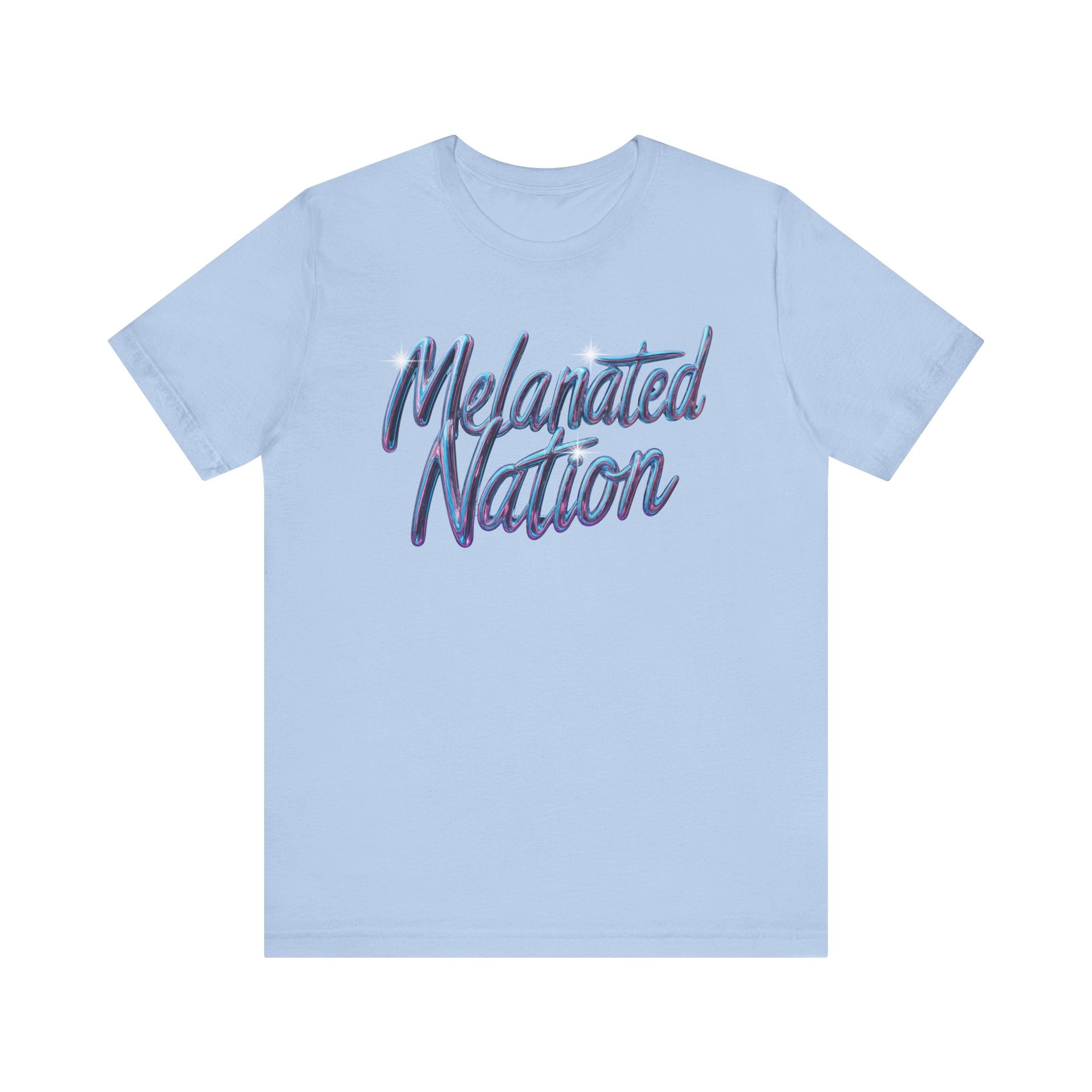 Unisex Jersey Short Sleeve Tee Melanated Nation - Angel Body