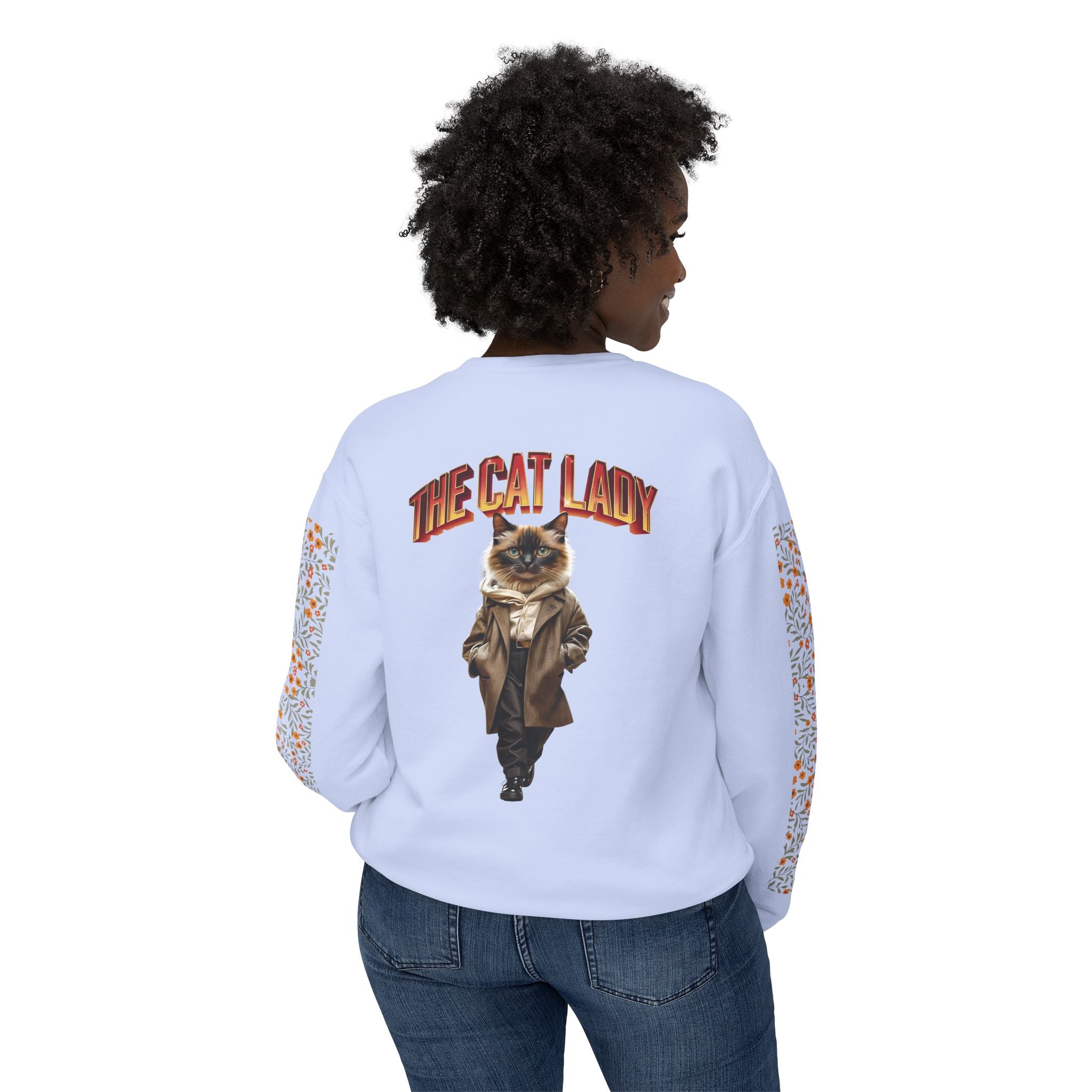 Unisex Lightweight Crewneck Sweatshirt - Angel Body