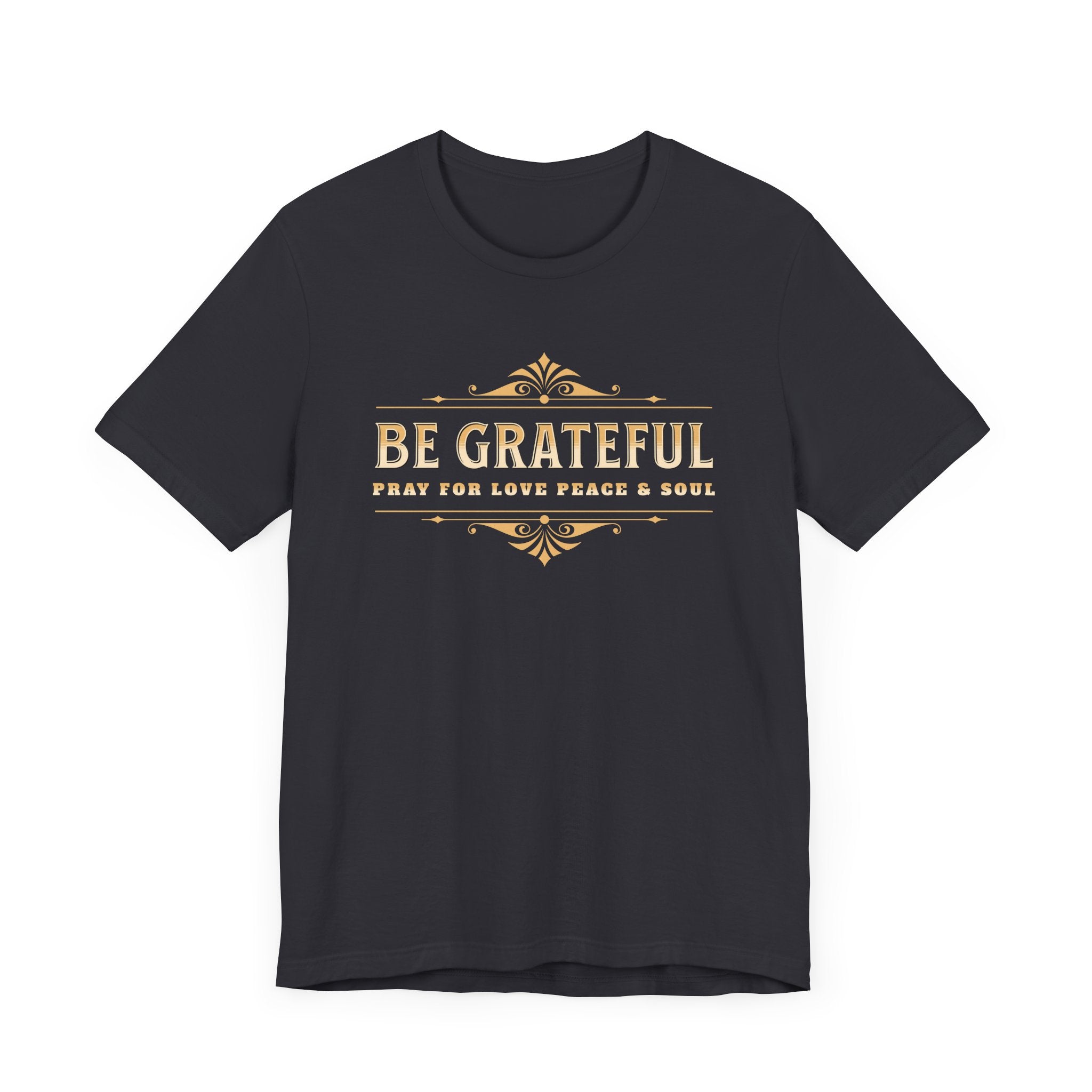 Unisex Jersey Short Sleeve Tee /Be Grateful - Angel Body